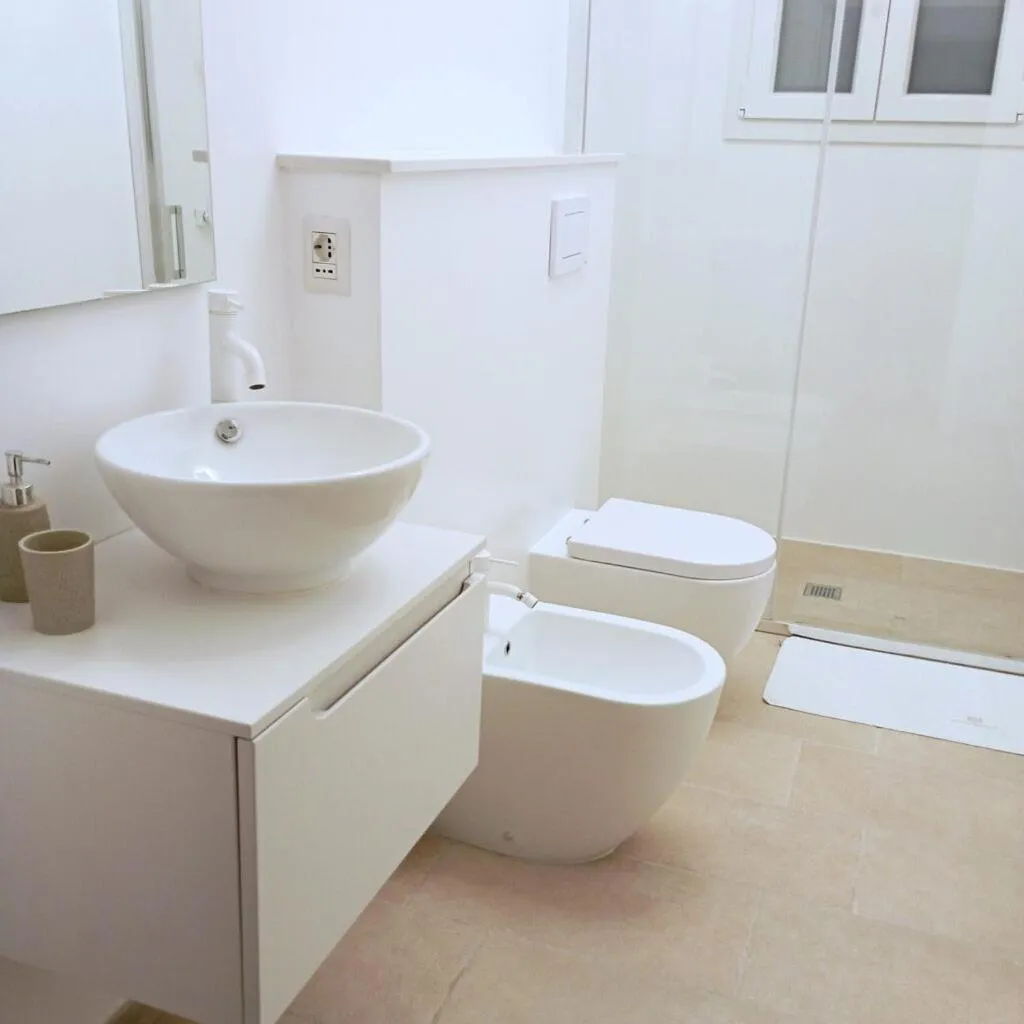 Bathroom in Petra Bianca