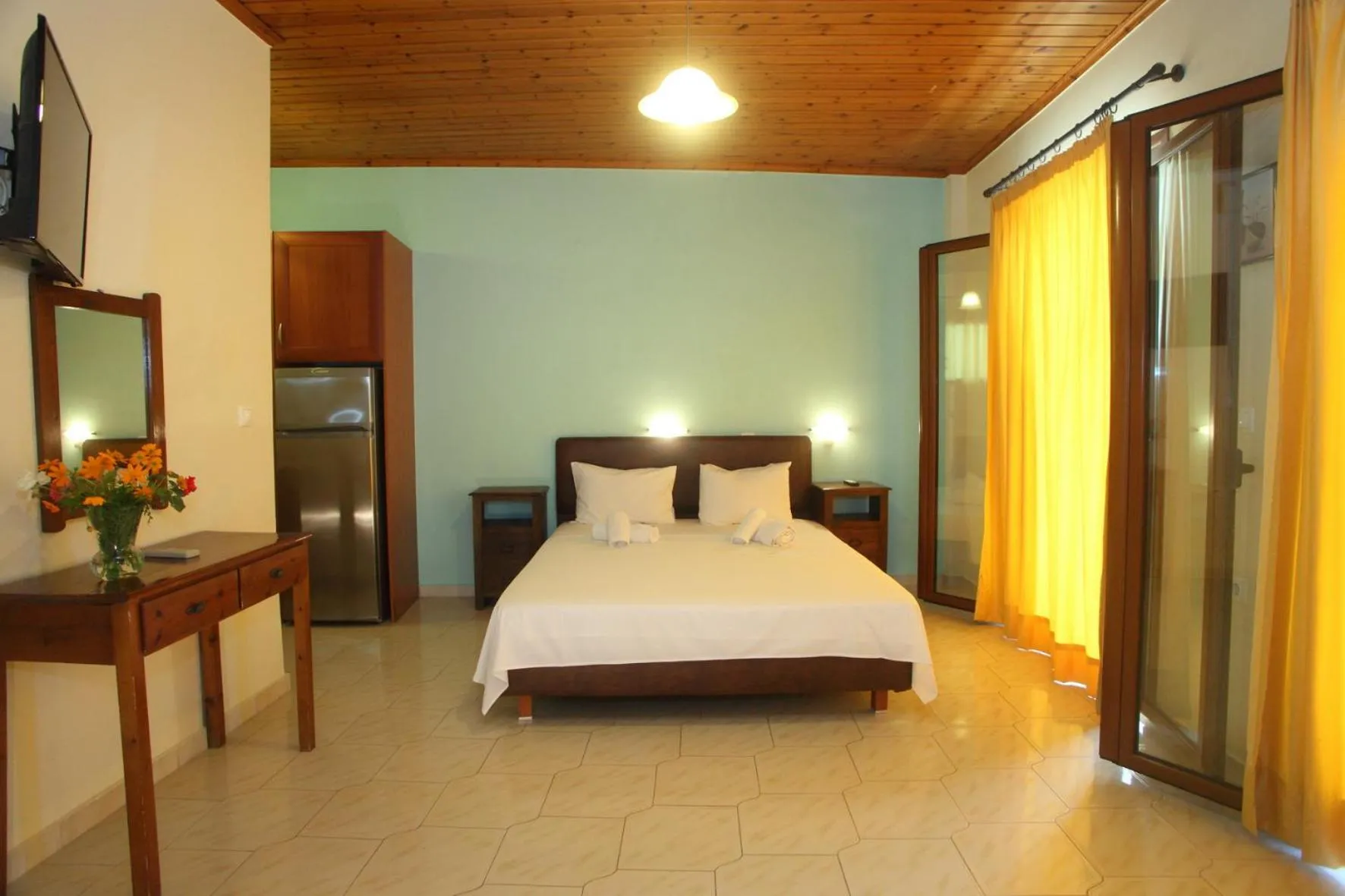 Bed in Vicky Apartments