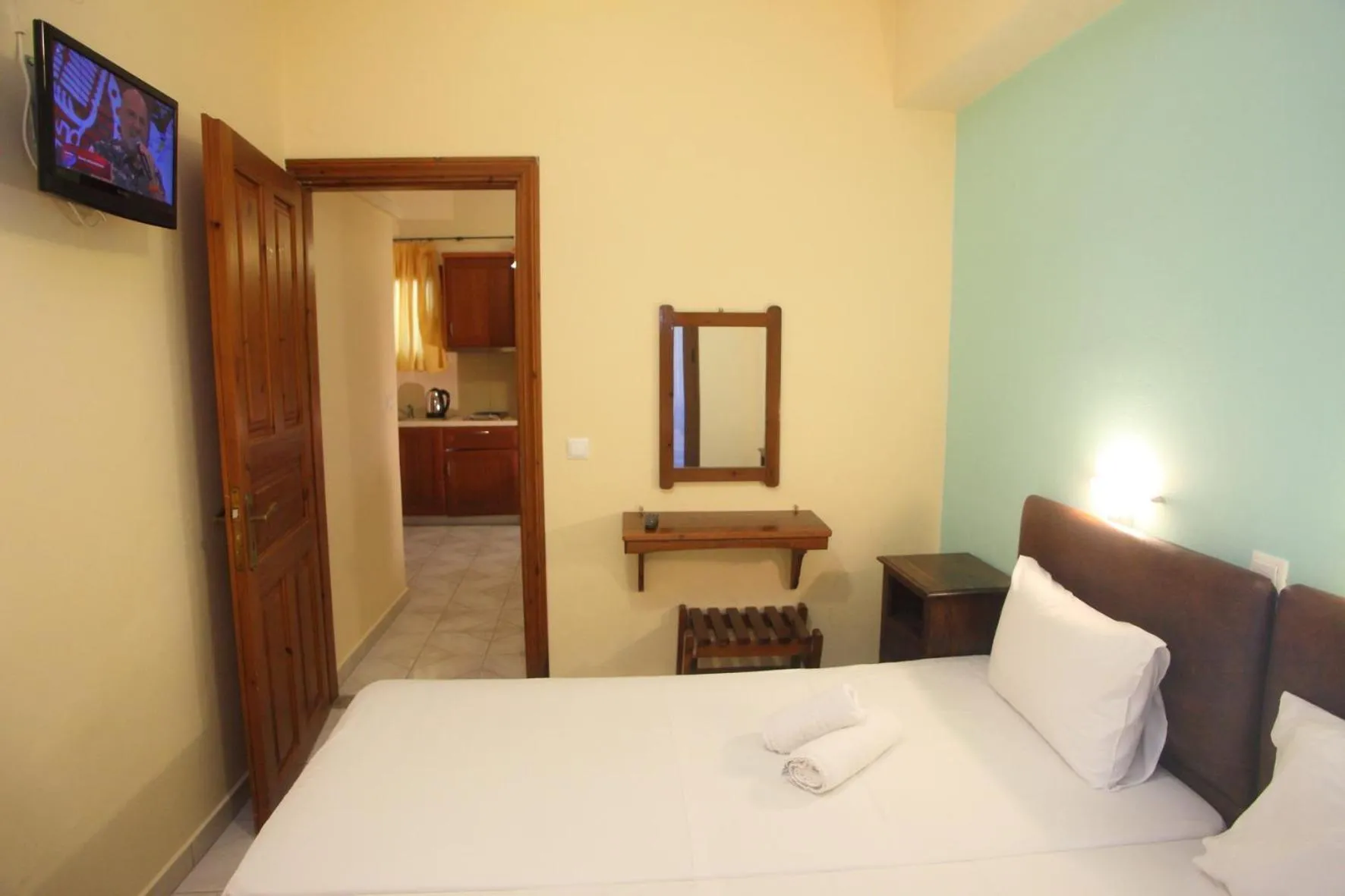 Bed in Vicky Apartments