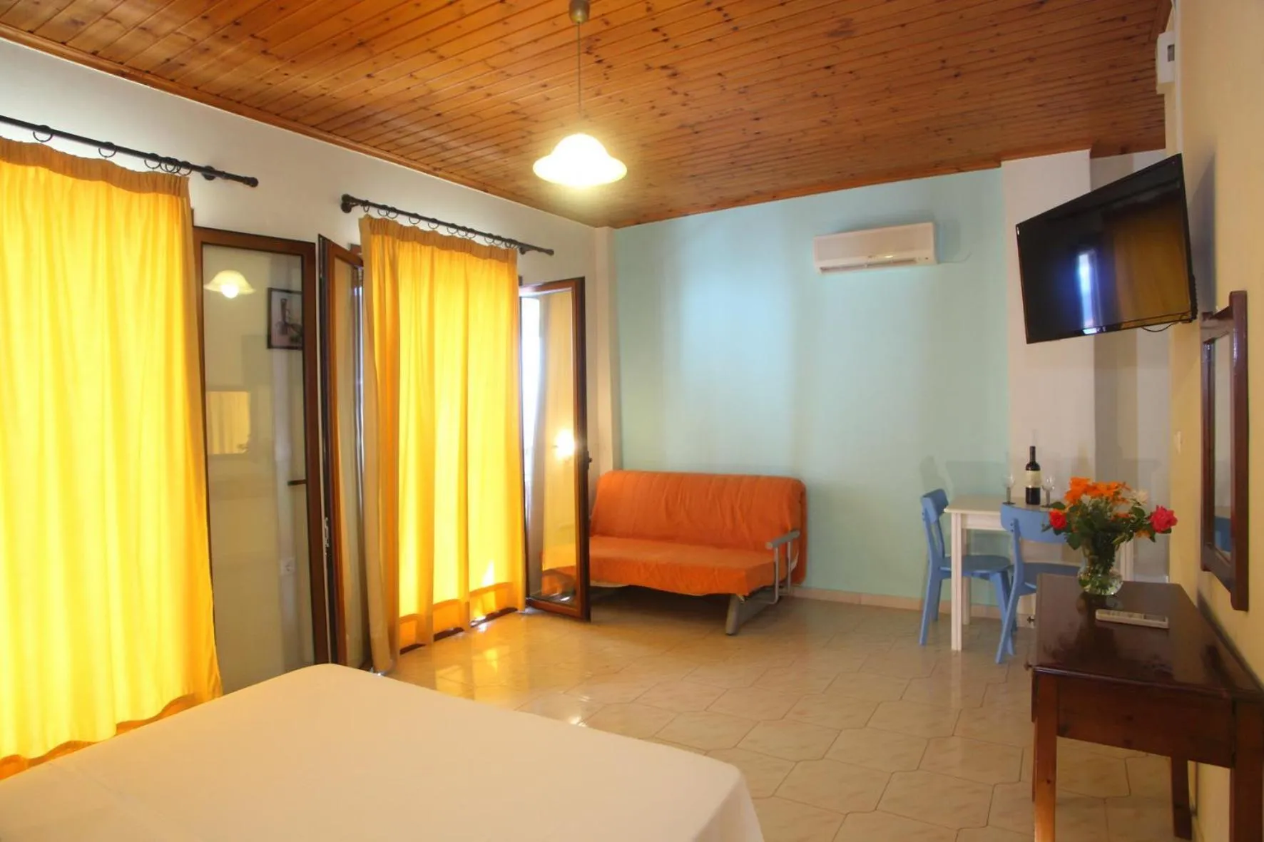Bed in Vicky Apartments