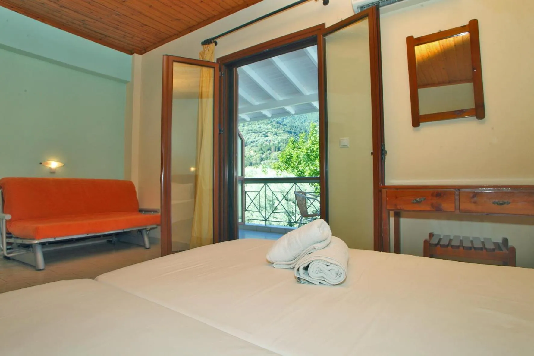 Bed in Vicky Apartments