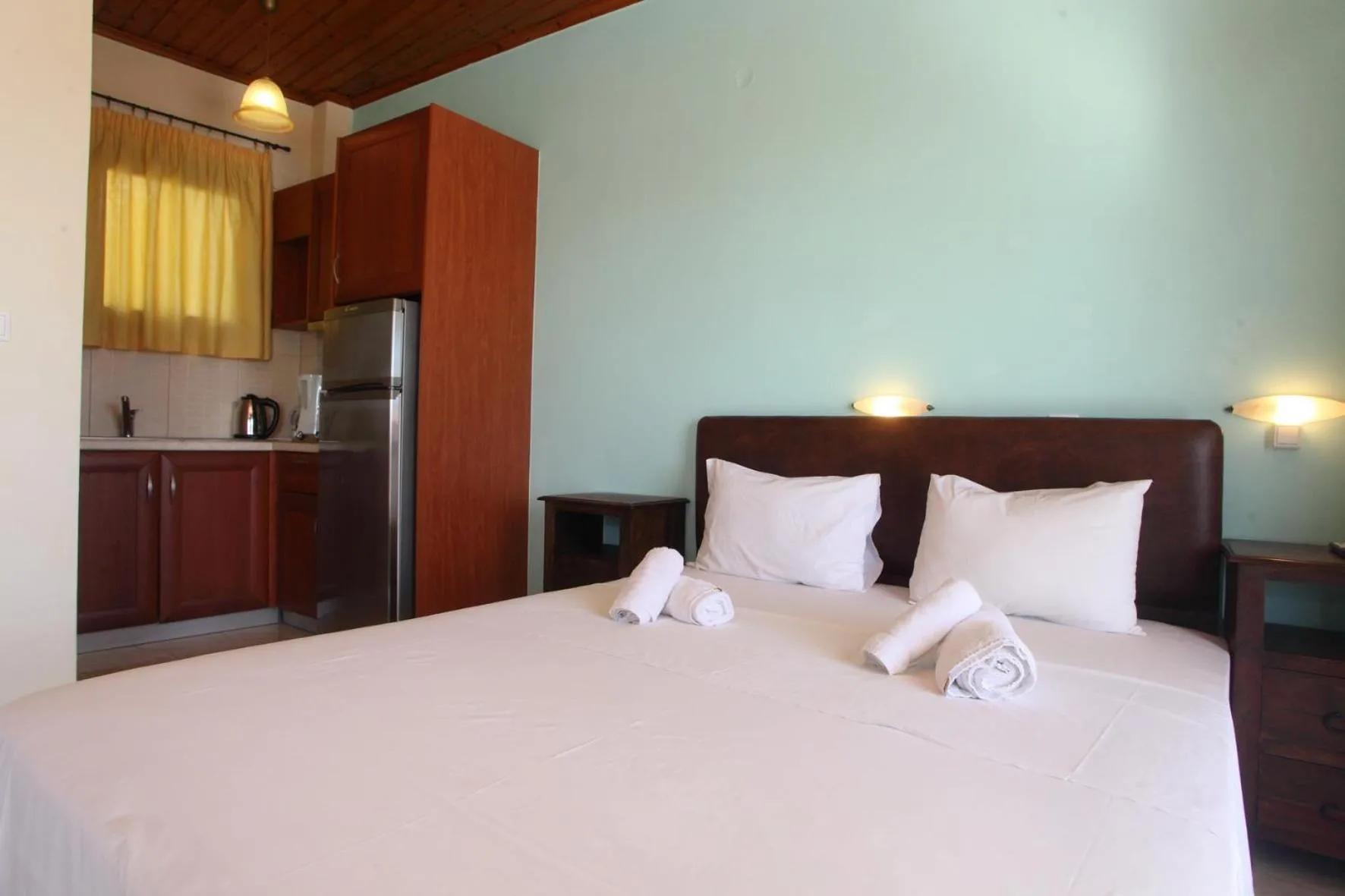 Bed in Vicky Apartments