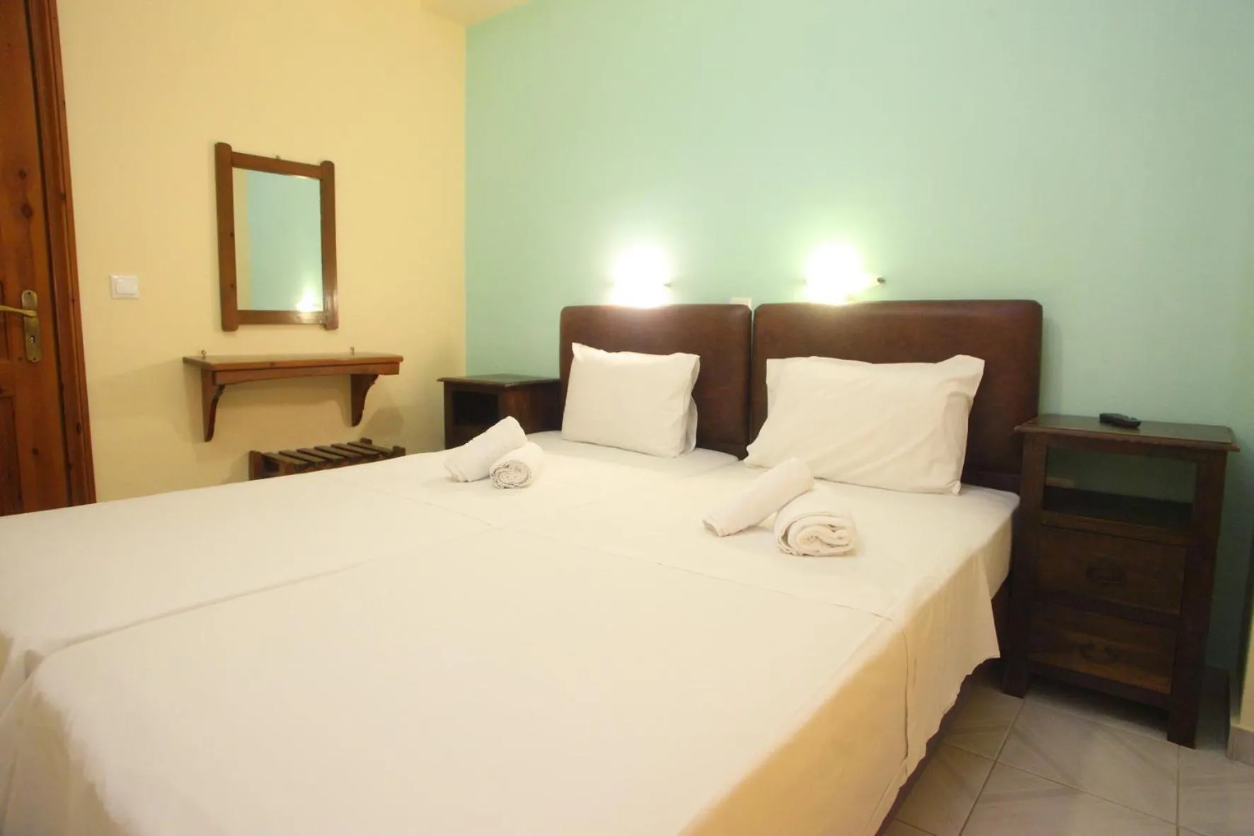 Bed in Vicky Apartments