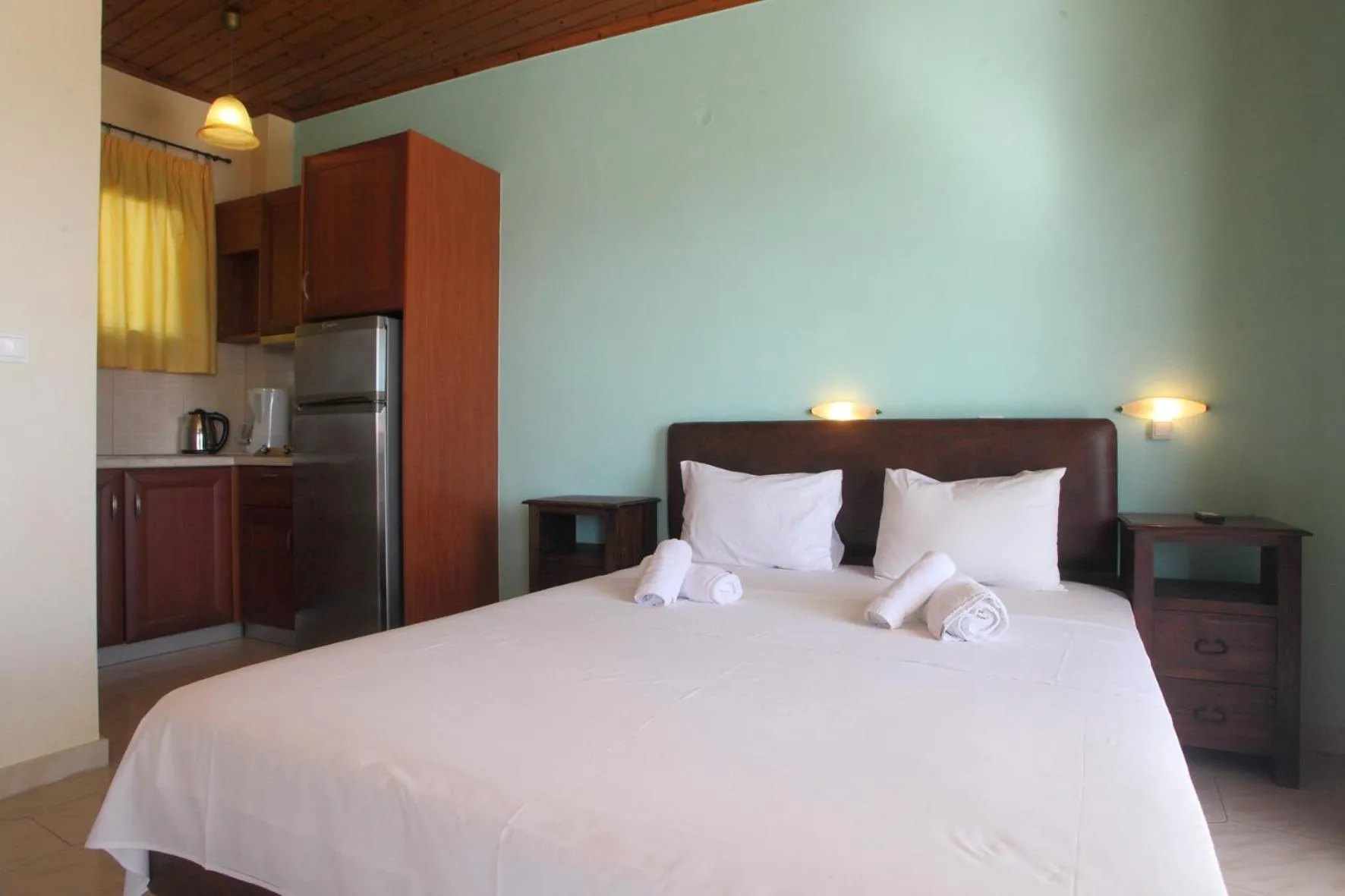 Bed in Vicky Apartments