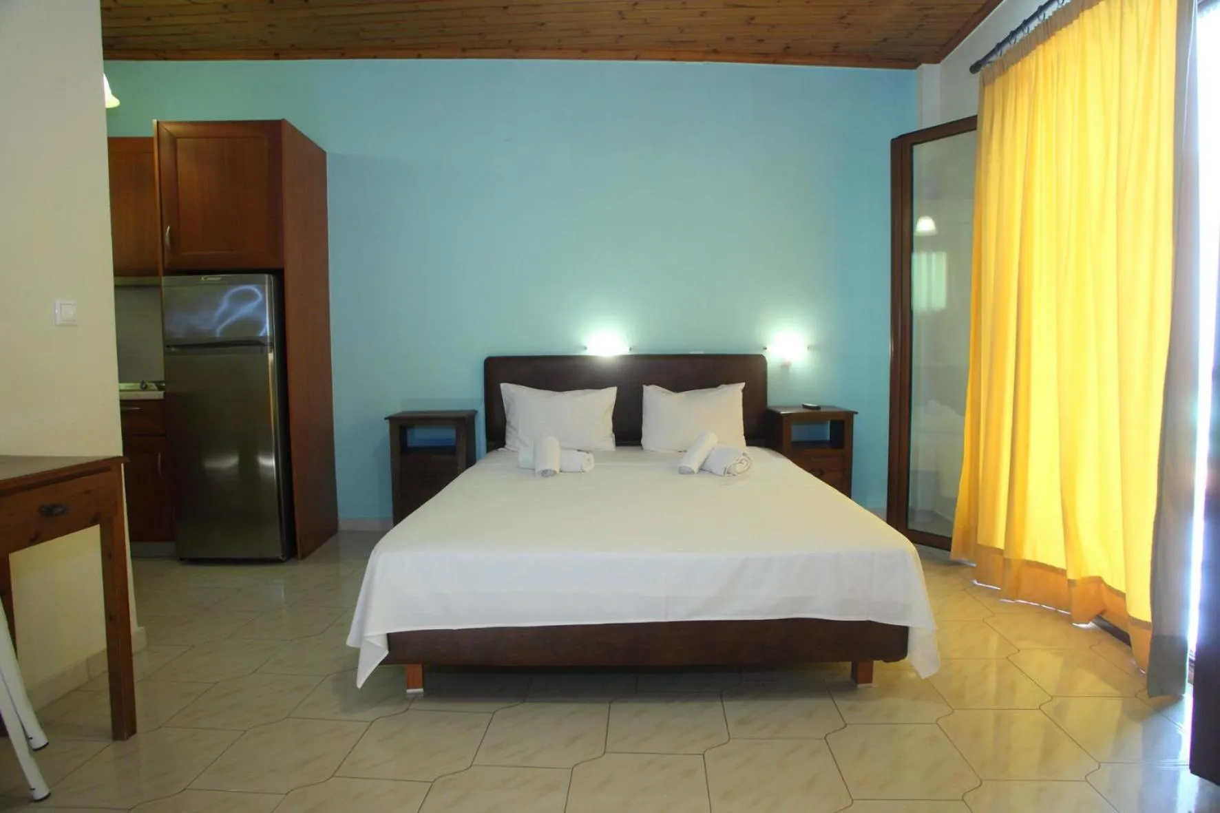 Bed in Vicky Apartments