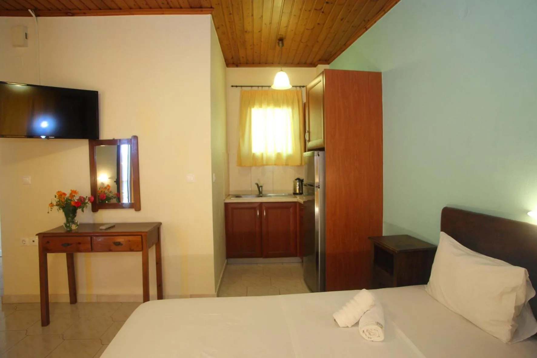 Bed in Vicky Apartments