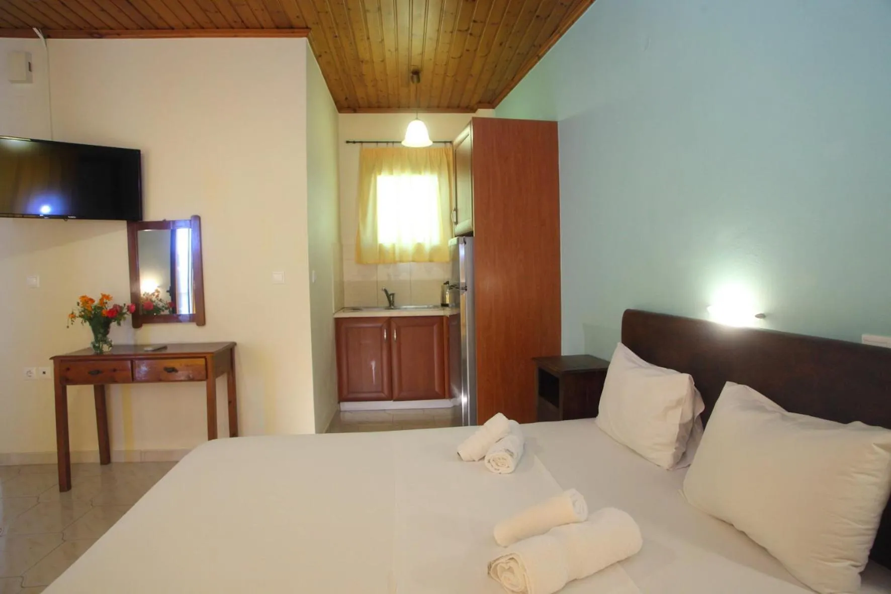 Bed in Vicky Apartments