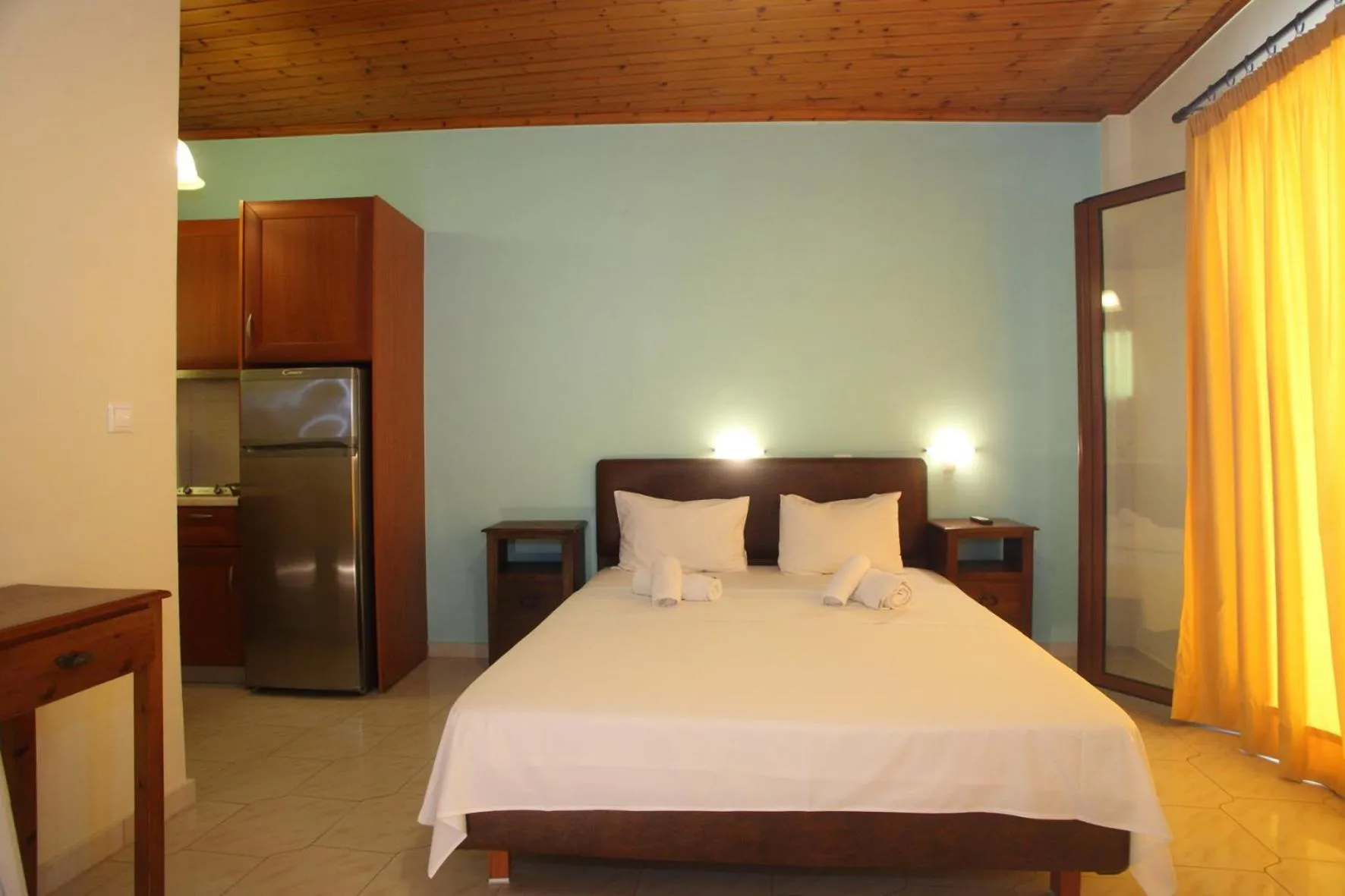 Bed in Vicky Apartments