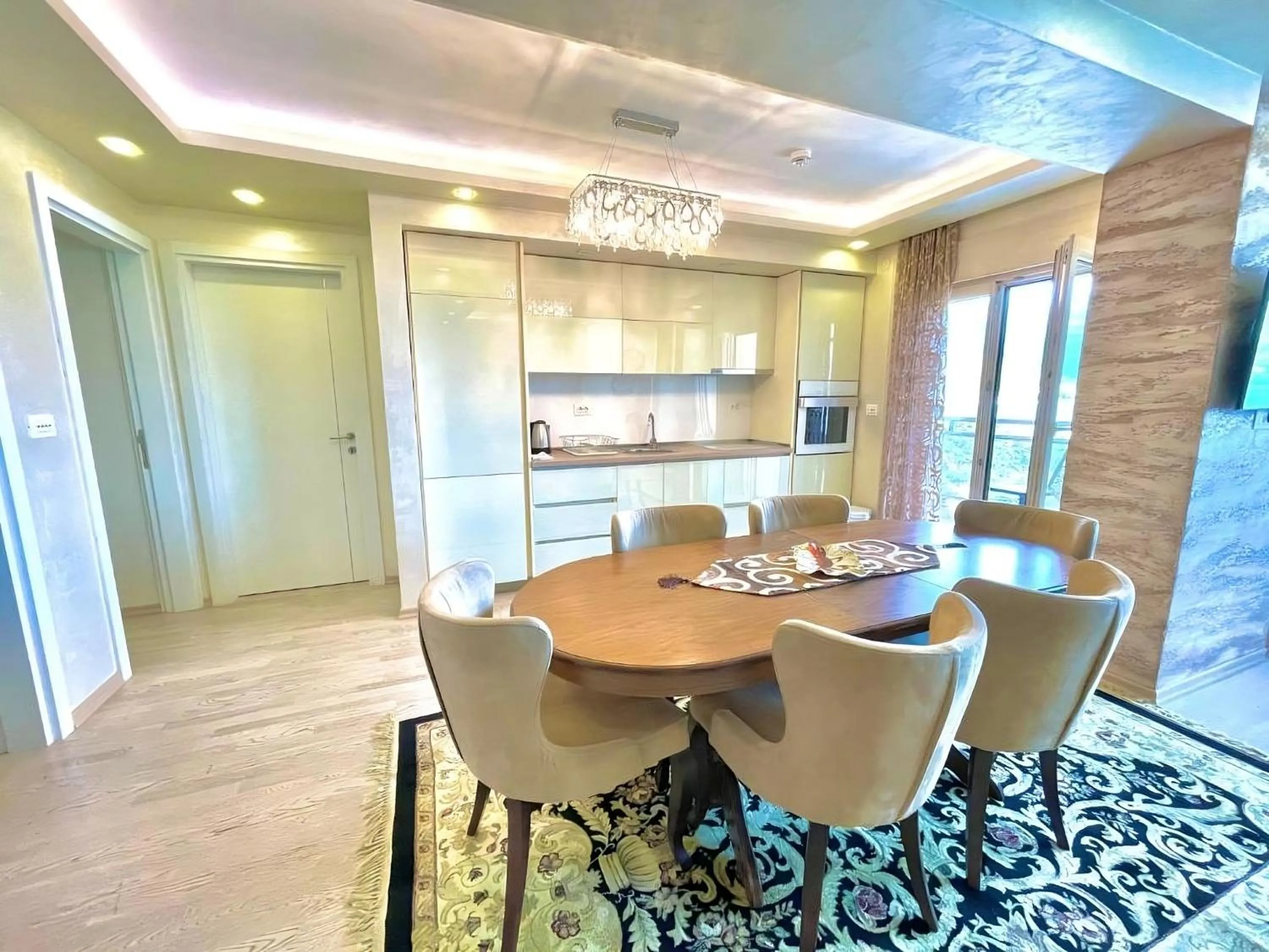 Kitchen or kitchenette in Blue Marlin Apartments