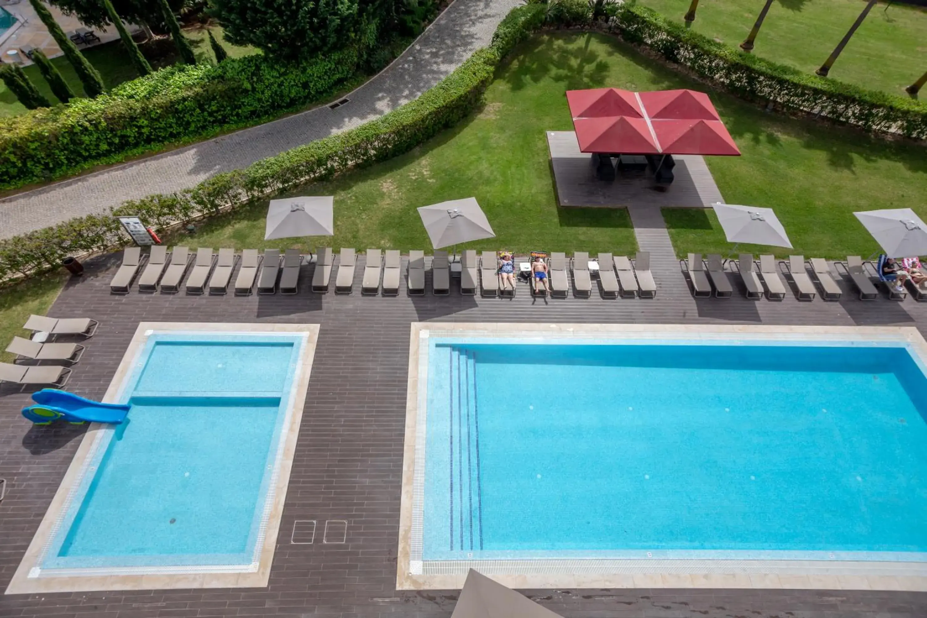 Pool view in Areias Village Beach Suite Hotel Pool view in Areias Village Beach Suite Hotel