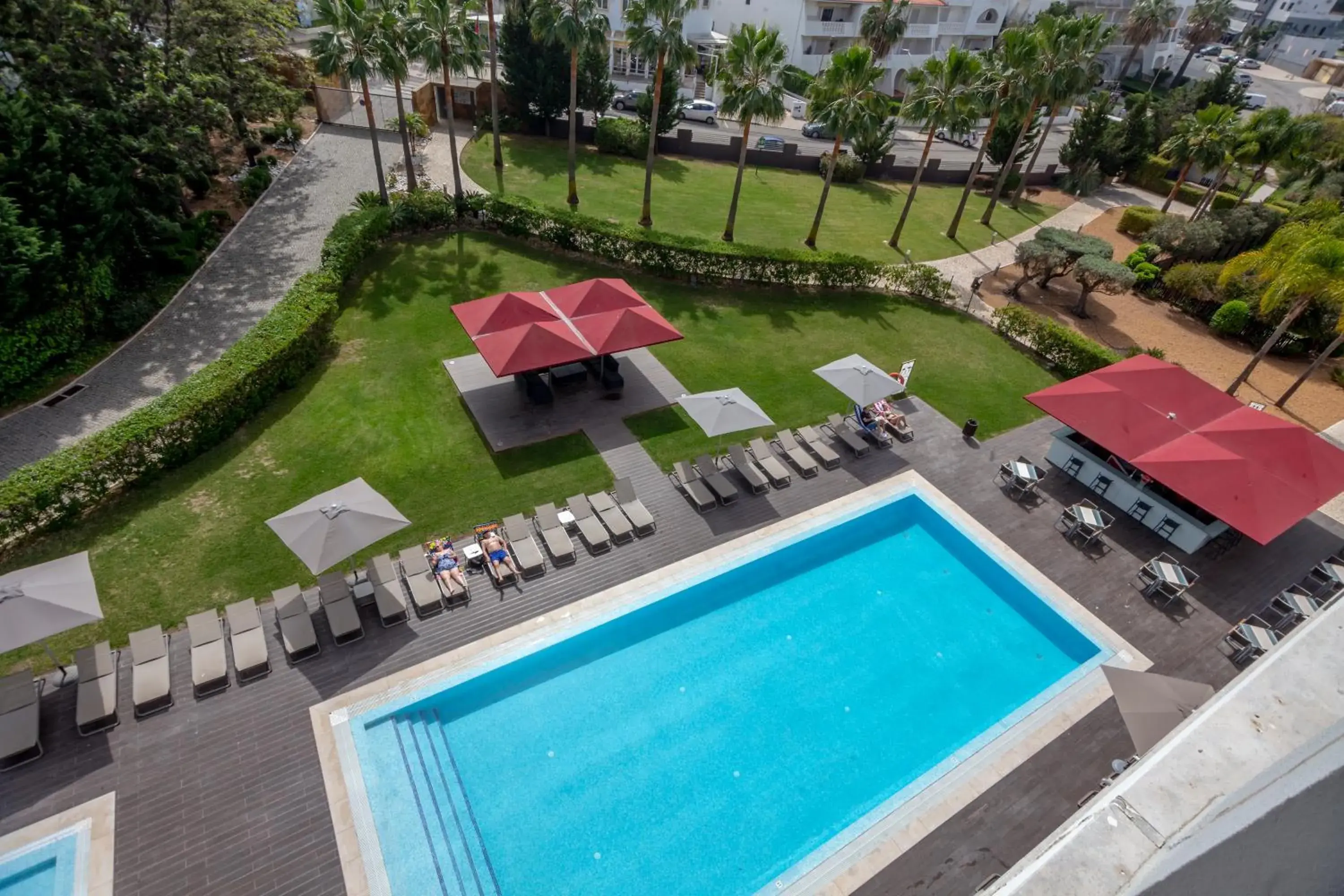 Pool view in Areias Village Beach Suite Hotel Pool view in Areias Village Beach Suite Hotel
