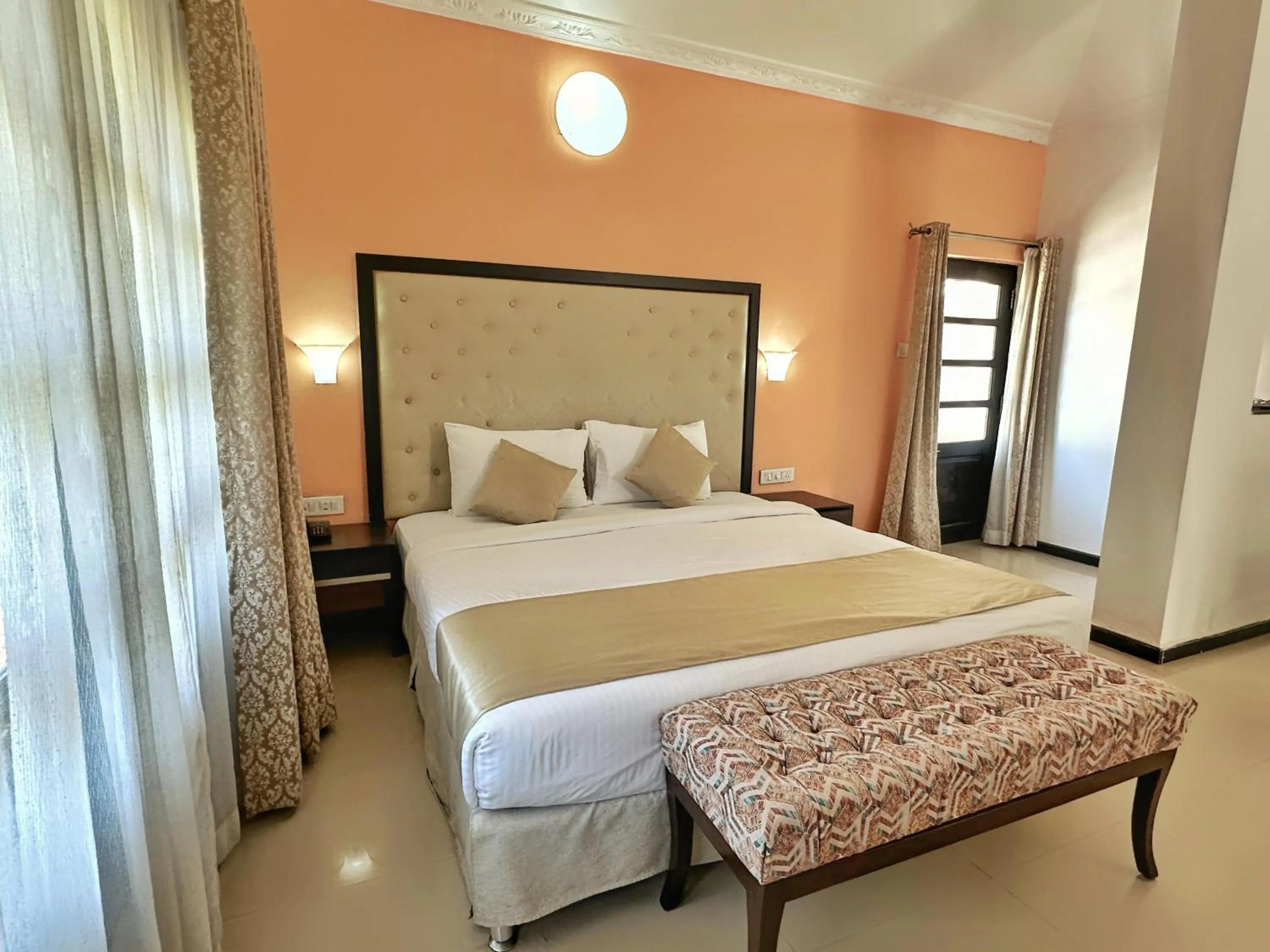Bed in Silver Sands Hideaway Resort, Candolim