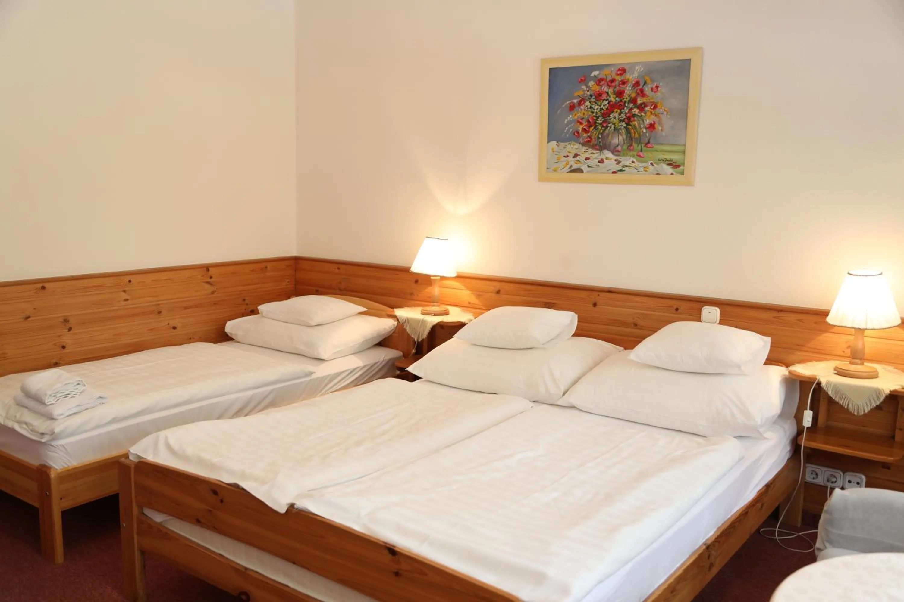 Bed in Hajdú Kastély Hotel