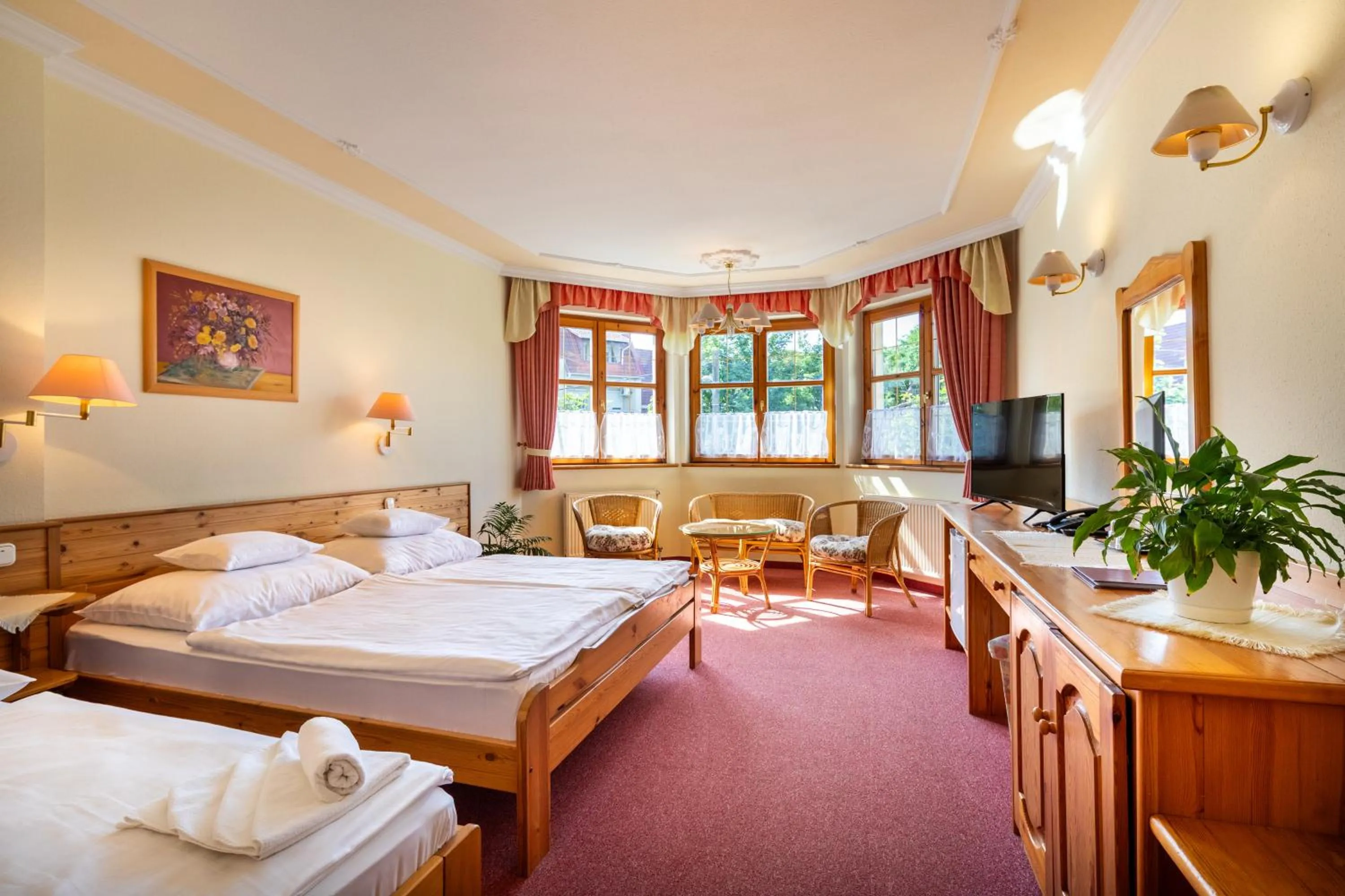 Bedroom, Bed in Hajdú Kastély Hotel