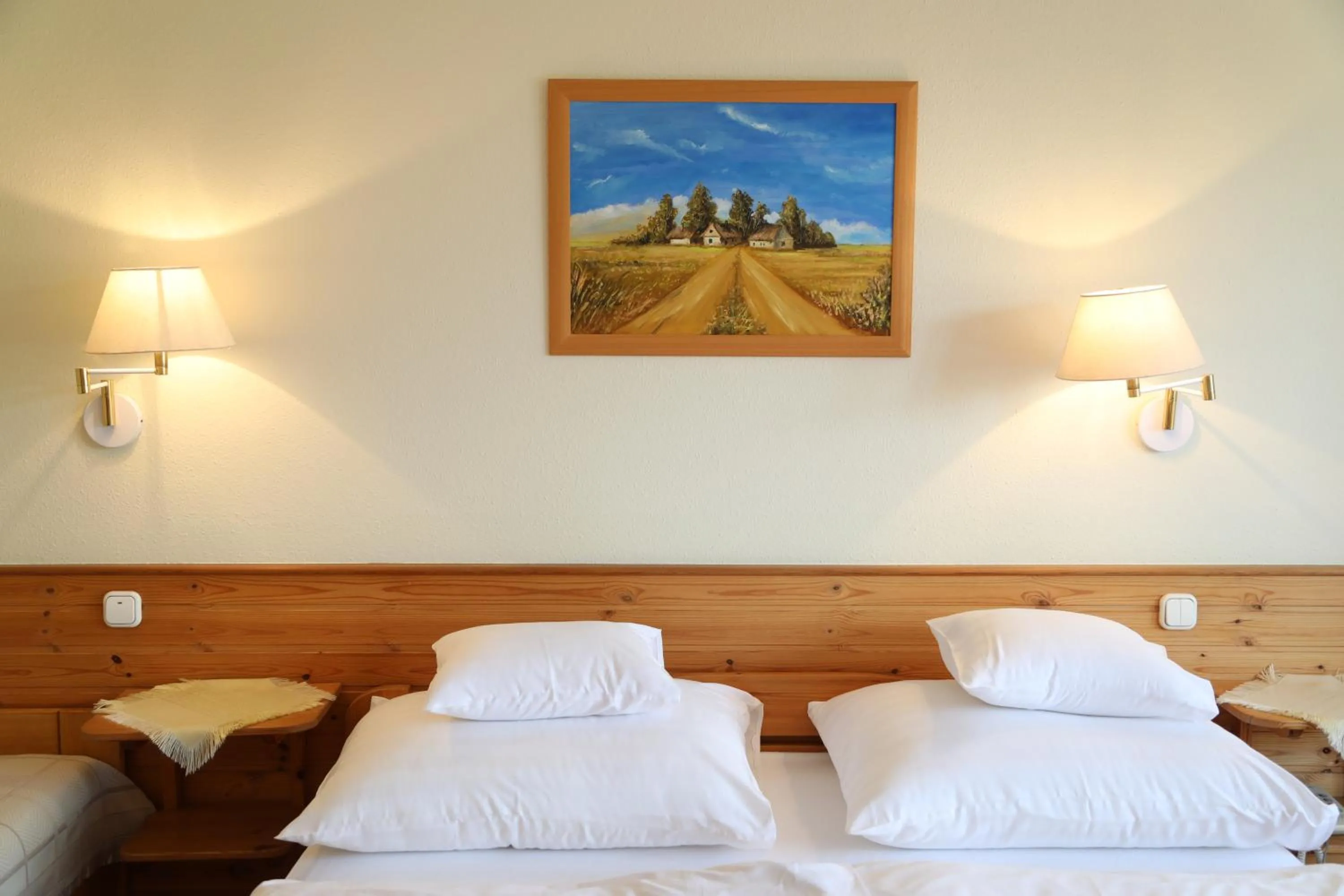 Bed in Hajdú Kastély Hotel