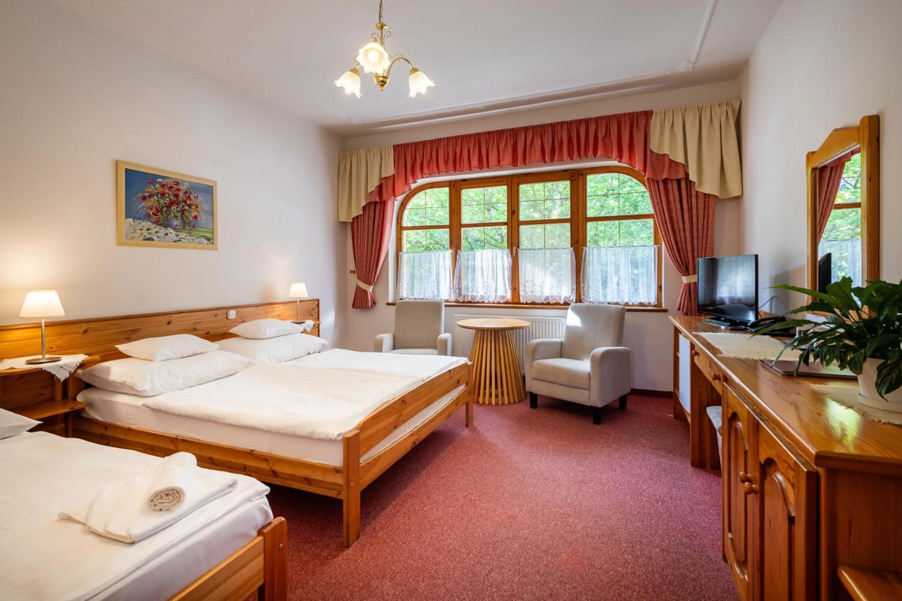 Bedroom, Bed in Hajdú Kastély Hotel