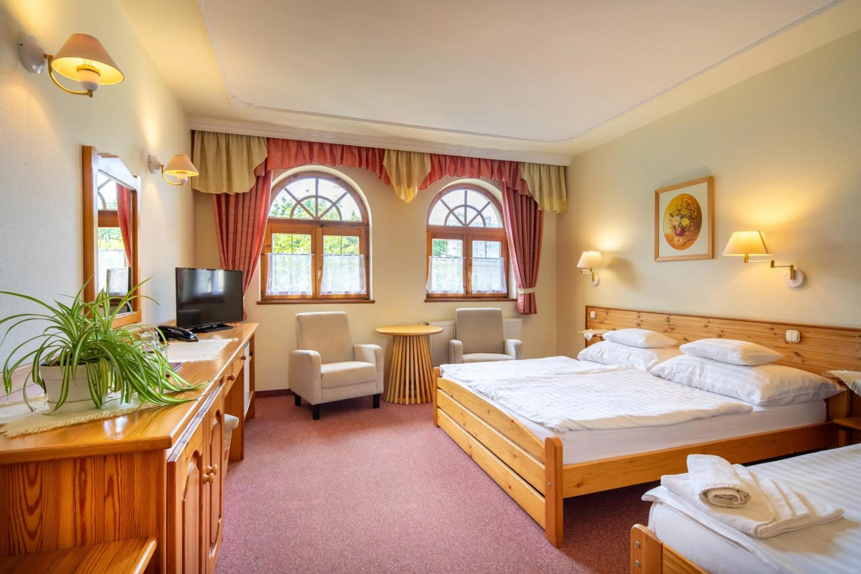 Bedroom, Bed in Hajdú Kastély Hotel