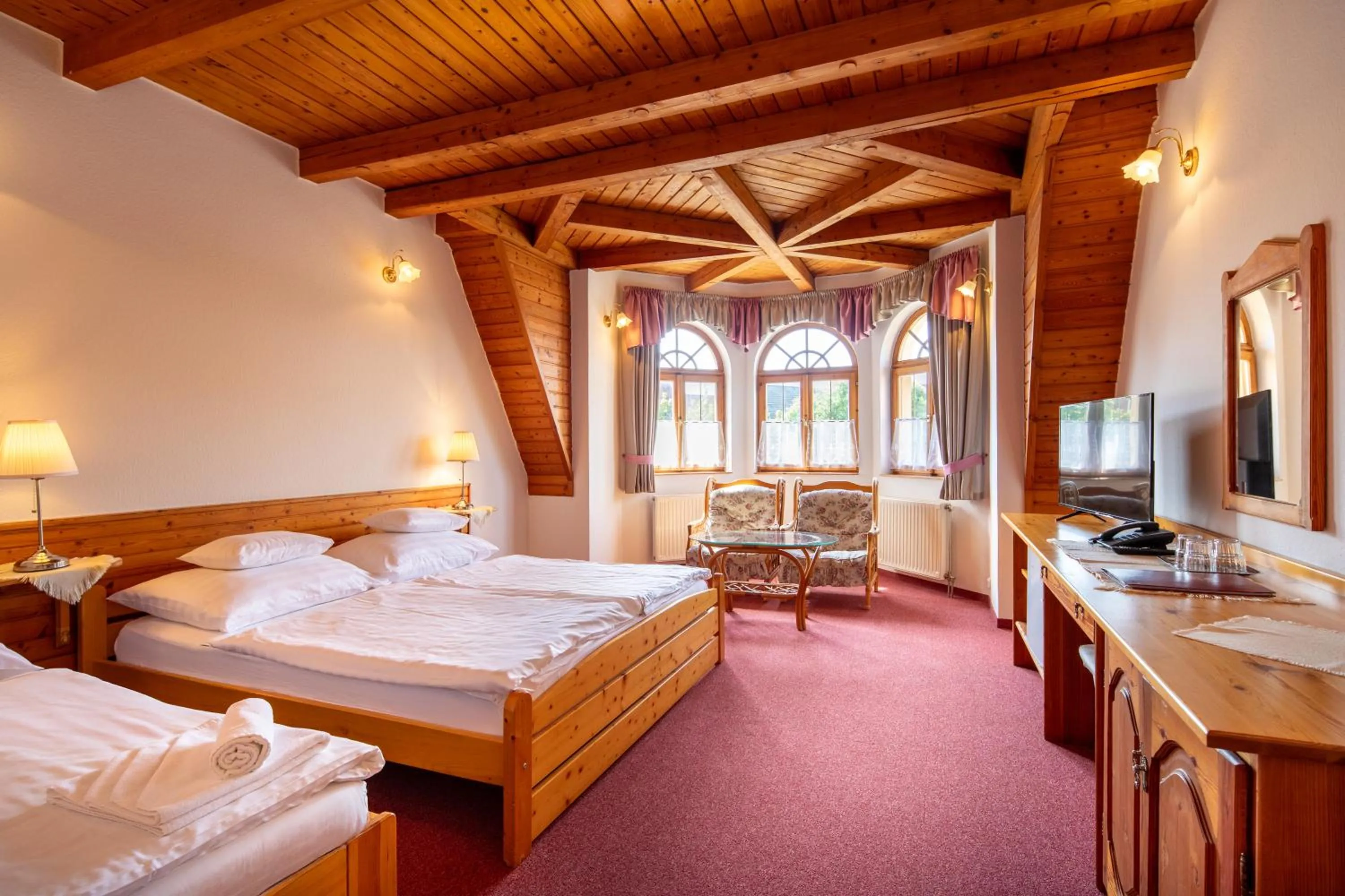 Bedroom, Bed in Hajdú Kastély Hotel