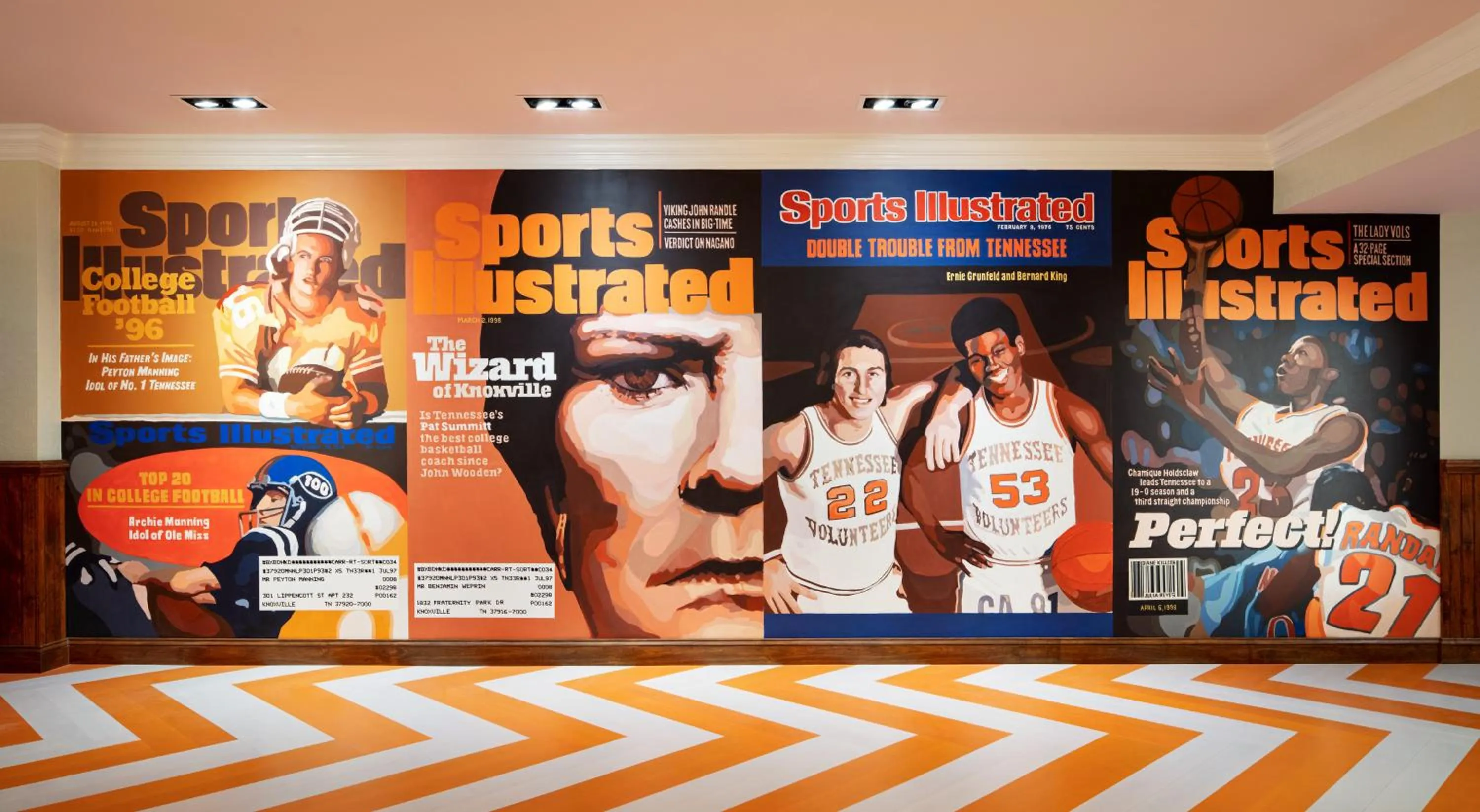 Decorative detail in Graduate by Hilton Knoxville