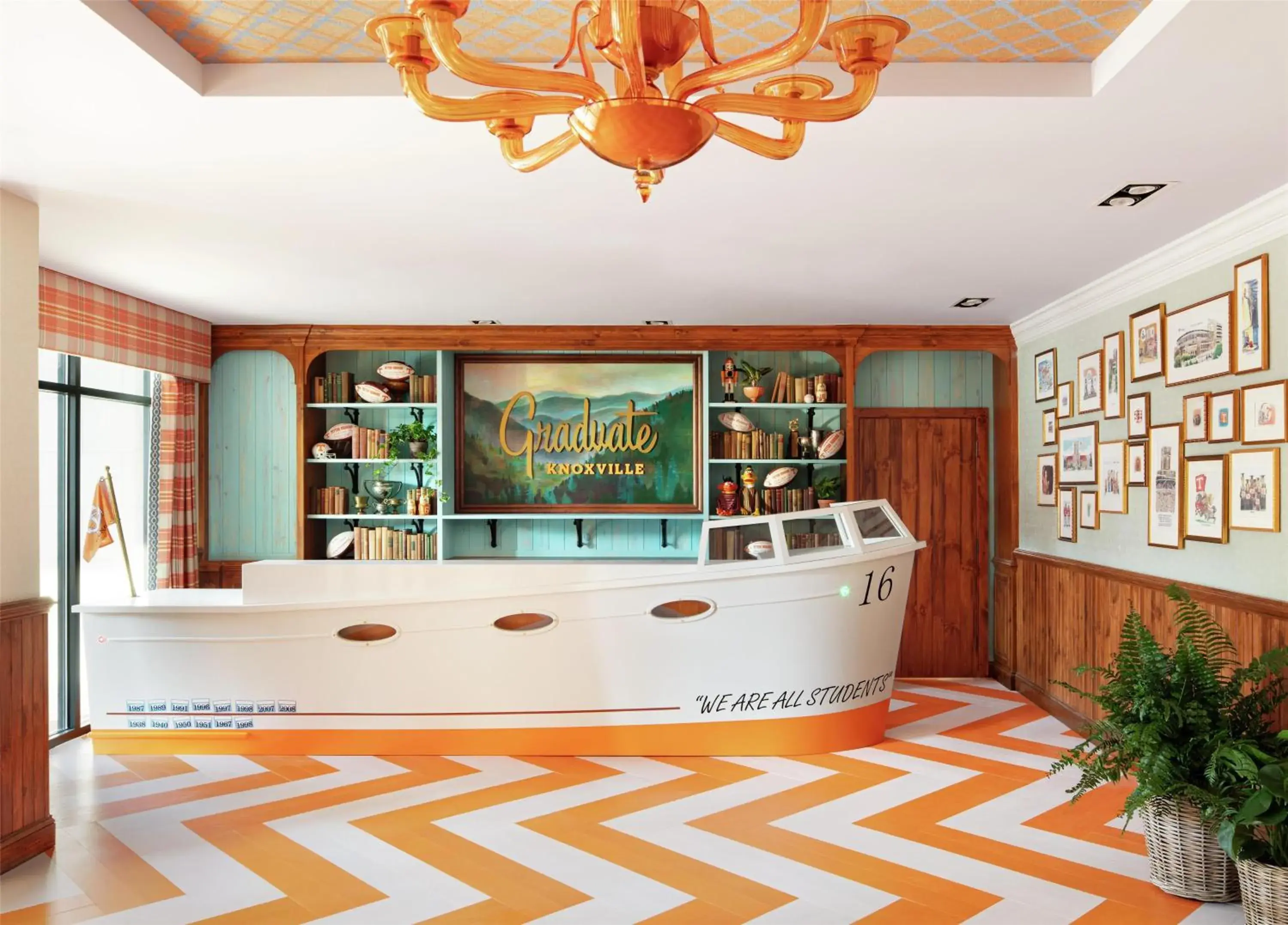 Lobby or reception in Graduate by Hilton Knoxville Lobby or reception in Graduate by Hilton Knoxville