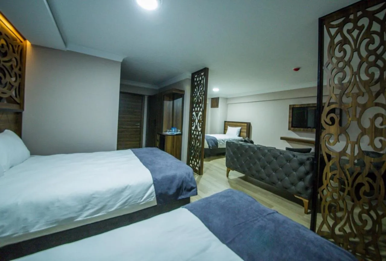 Bed in Fidanoglu Suite Hotel