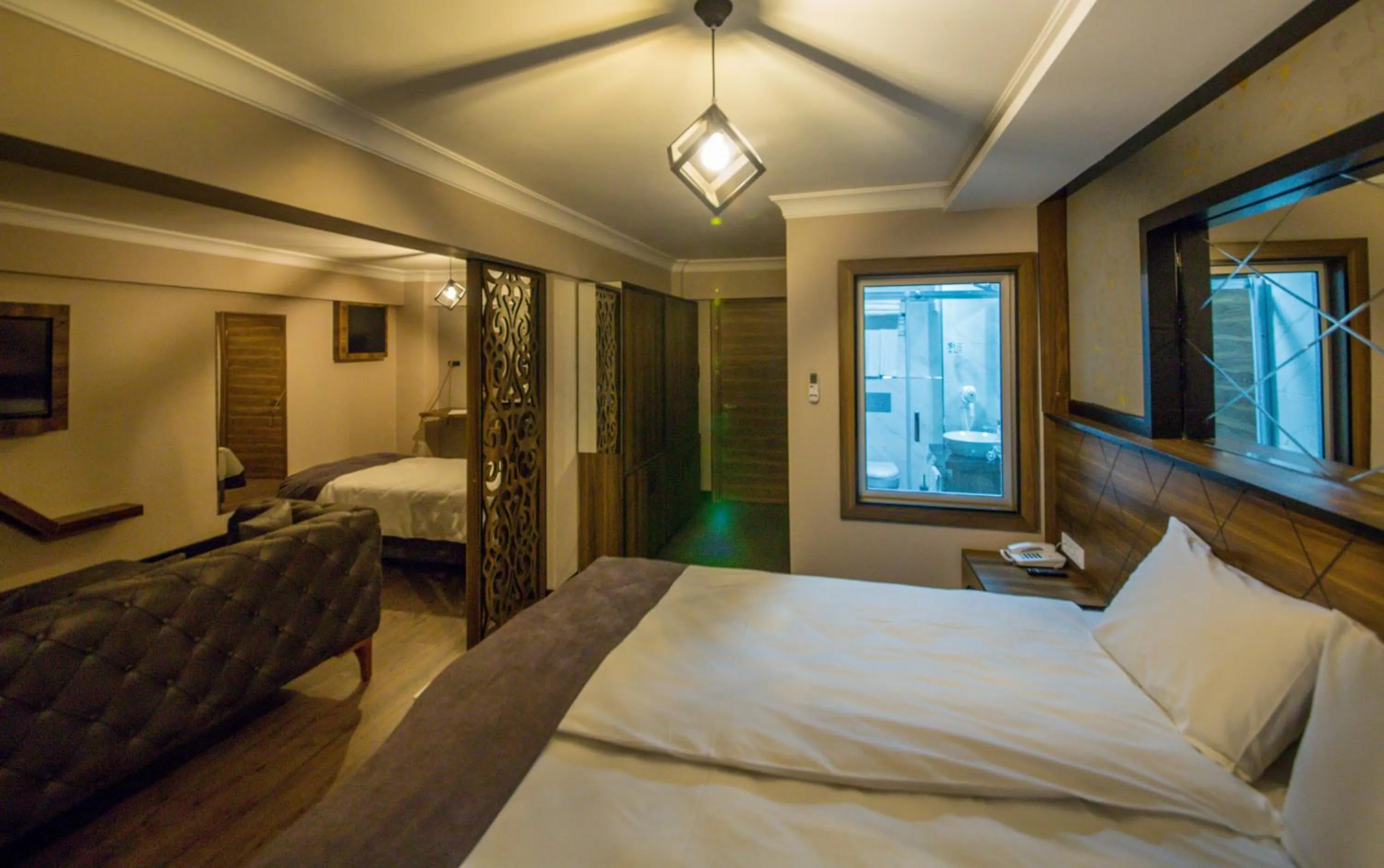 Bed in Fidanoglu Suite Hotel