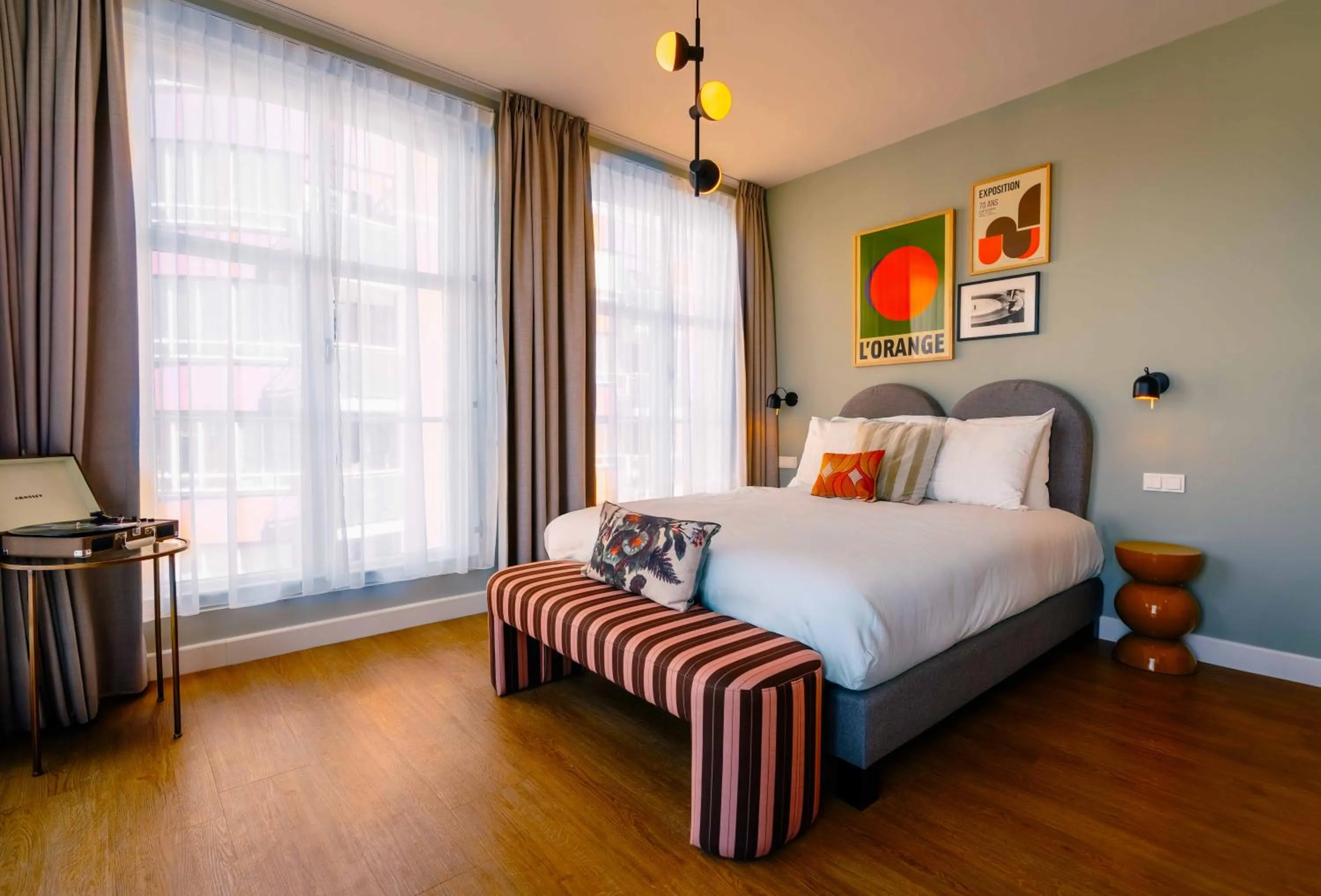 Bed in FINCH Boutique Hotel, downtown