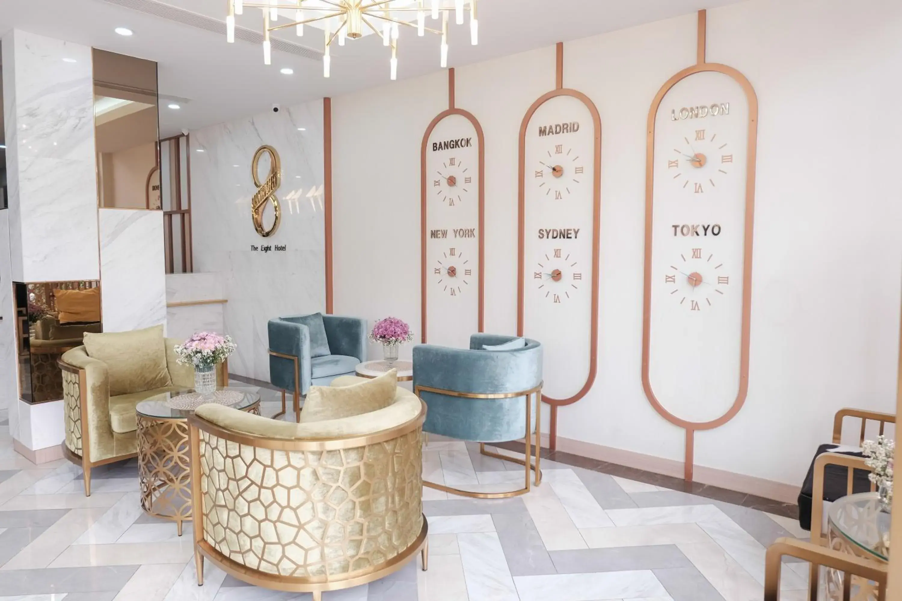Lobby or reception in The 8 Hotel Udonthani Lobby or reception in The 8 Hotel Udonthani