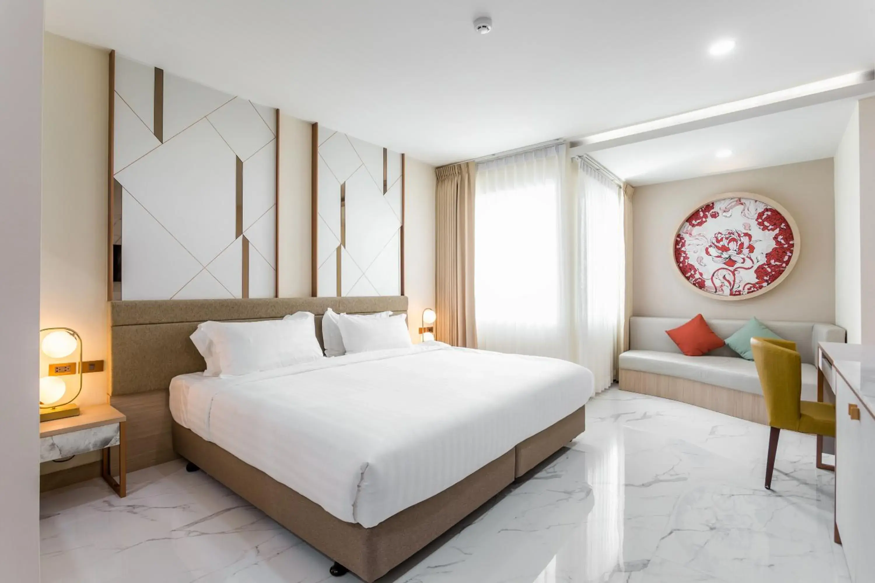 Bed in The 8 Hotel Udonthani Bed in The 8 Hotel Udonthani