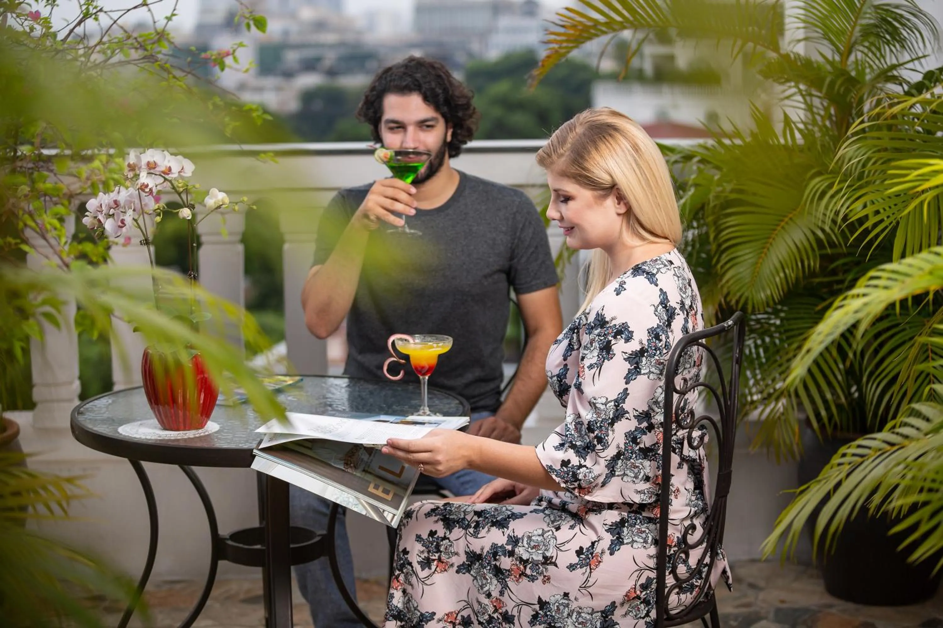 People in The Oriental Jade Hotel
