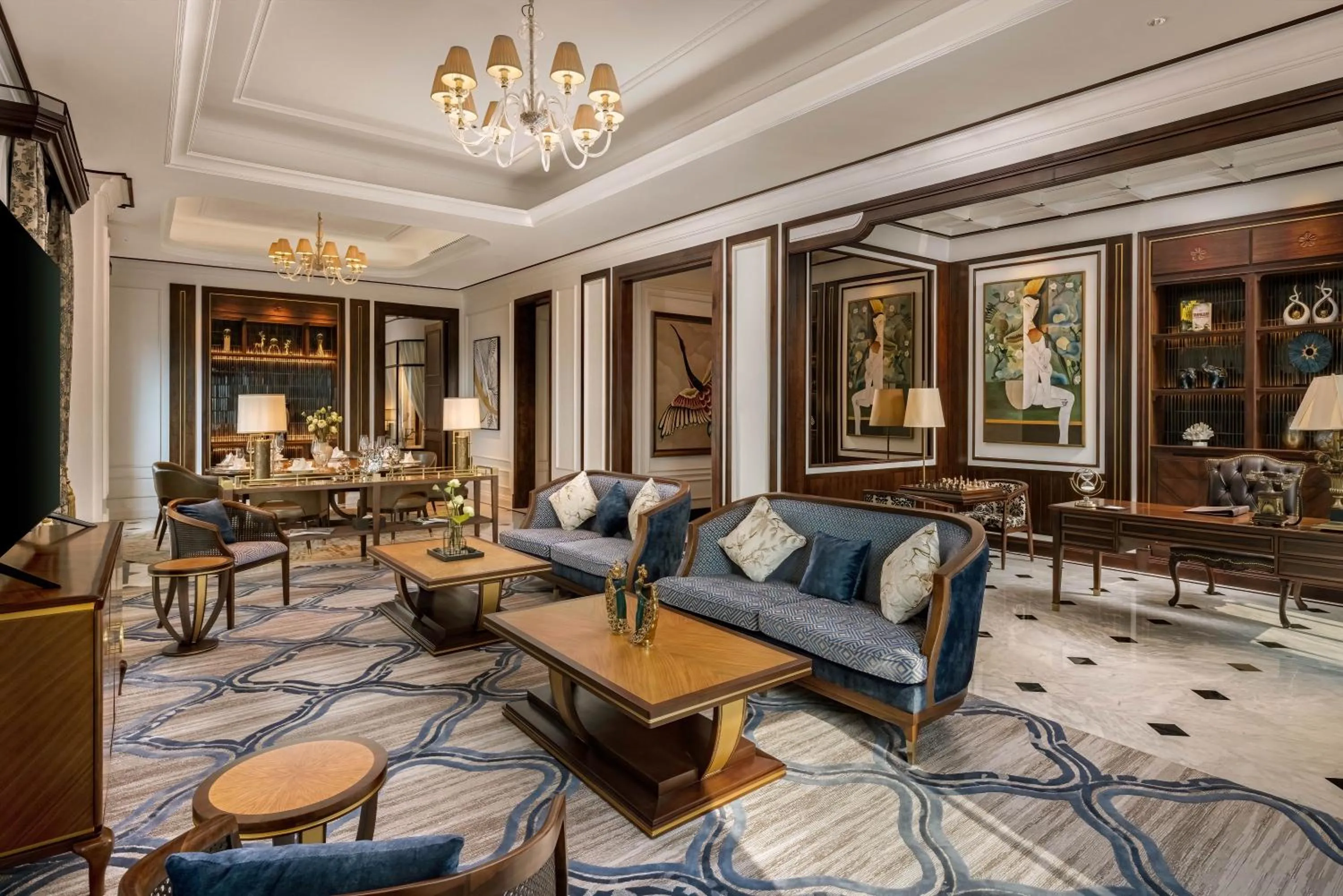 Living room in Mai House Saigon Hotel