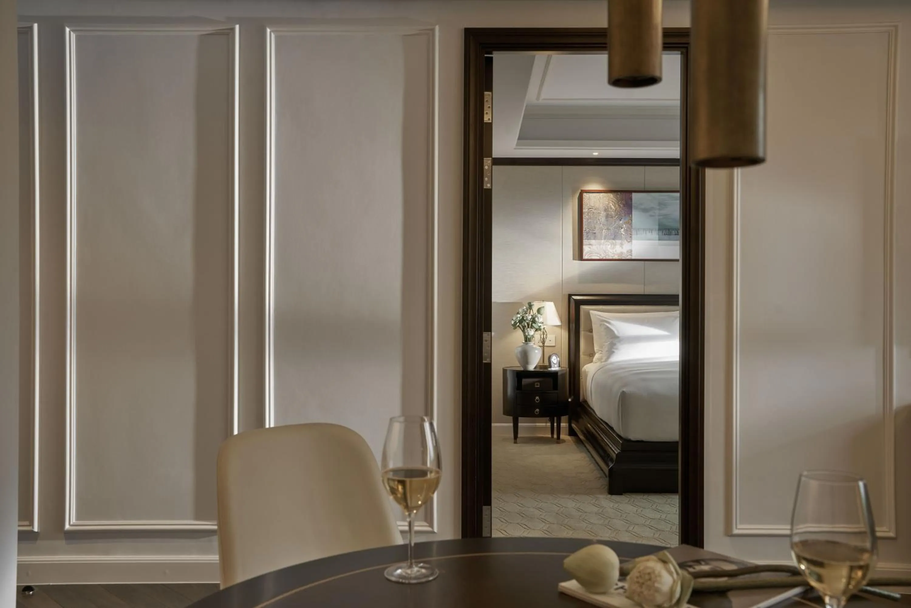 Decorative detail, Bed in Mai House Saigon Hotel