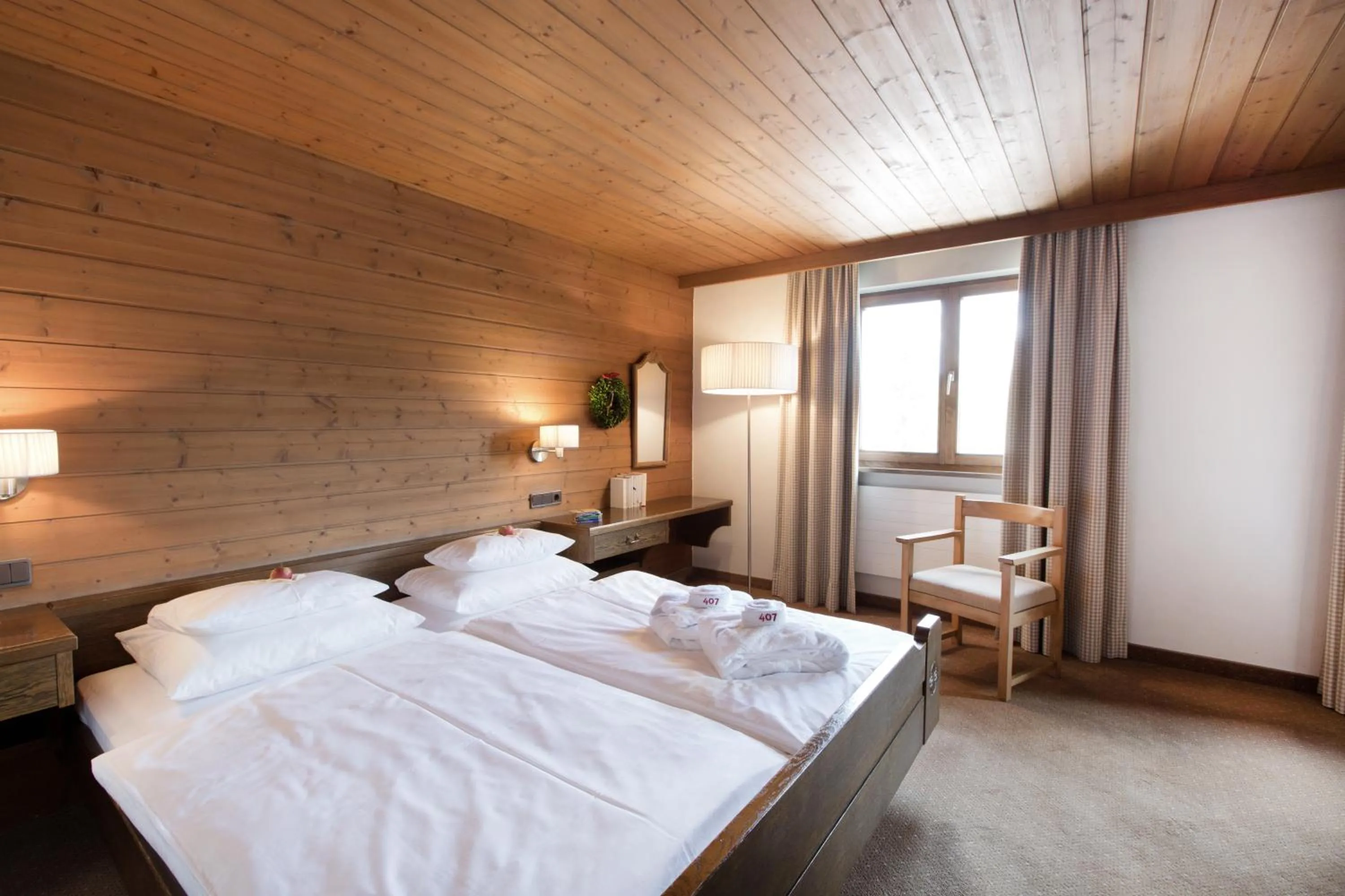 Photo of the whole room, Bed in Krone Hittisau - Hotel & Restaurant im Bregenzerwald