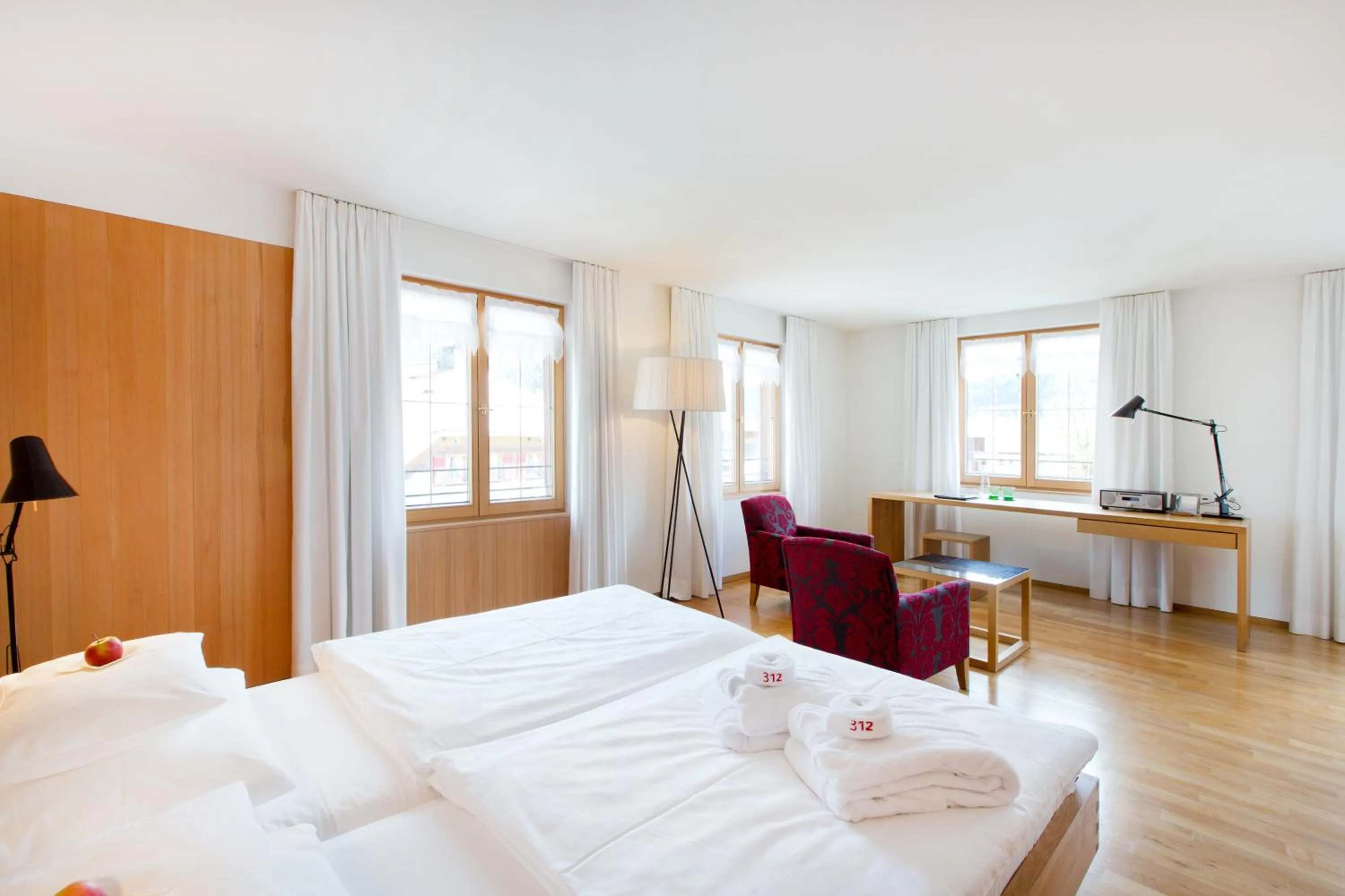 Photo of the whole room, Bed in Krone Hittisau - Hotel & Restaurant im Bregenzerwald