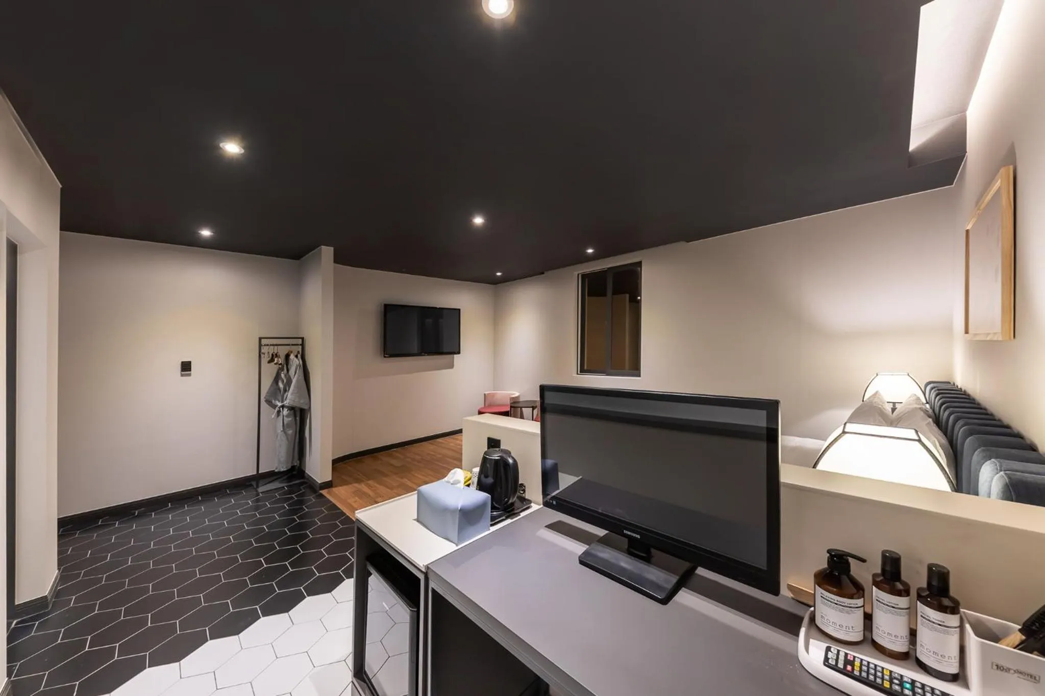 Bed in Brown Dot Hotel Seong Seo