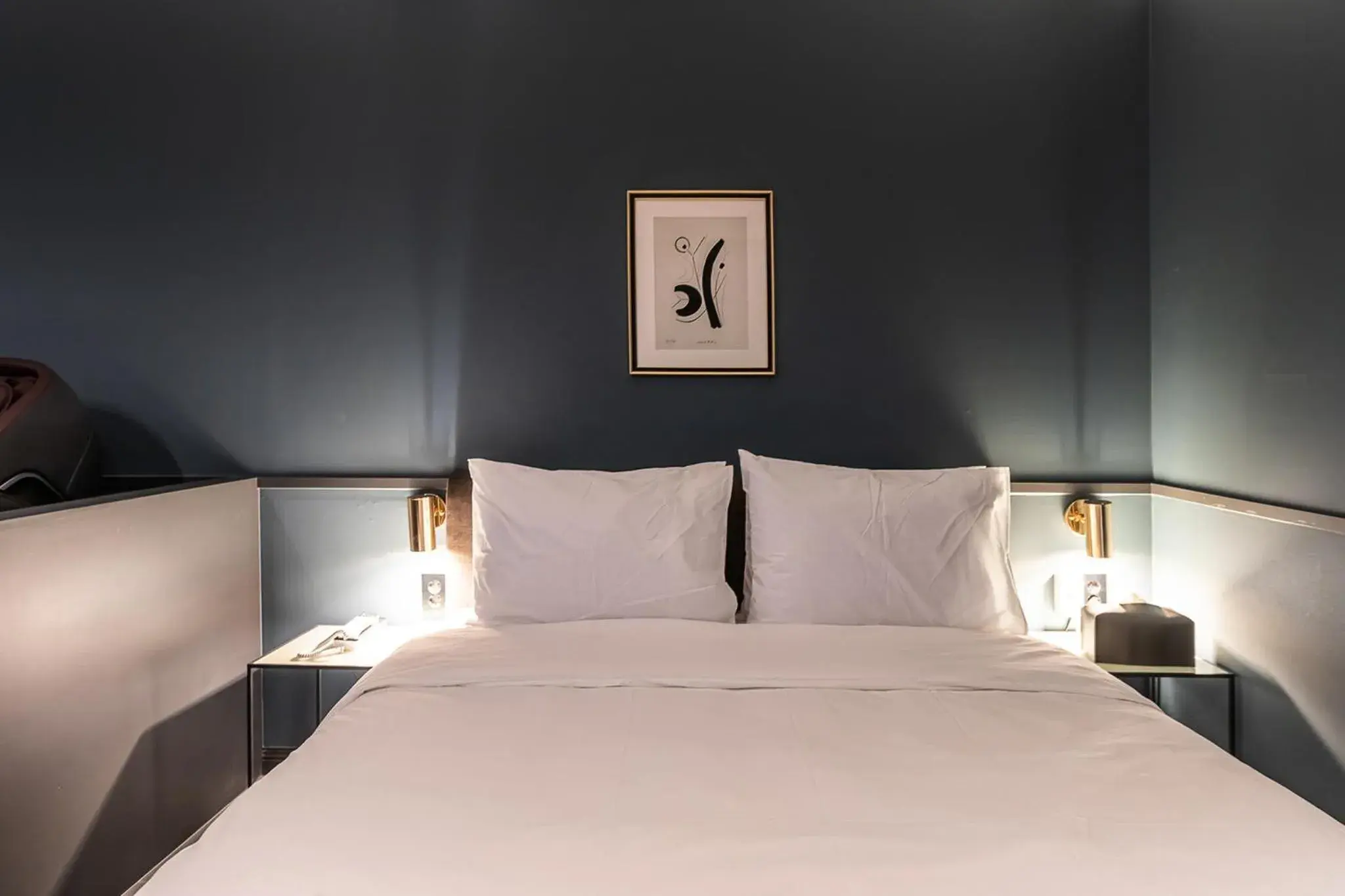 Bed in Brown Dot Hotel Seong Seo Bed in Brown Dot Hotel Seong Seo