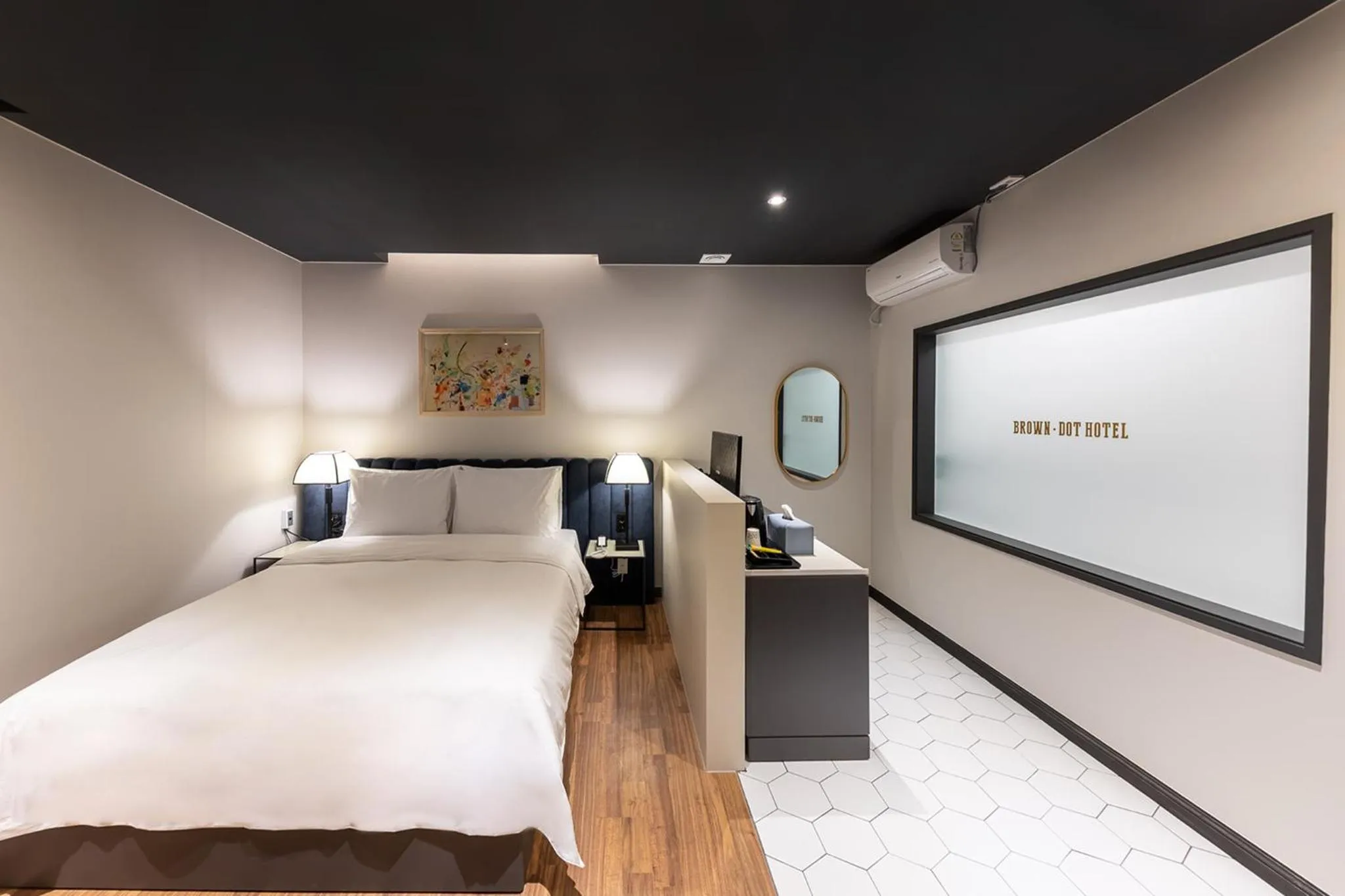 Bed in Brown Dot Hotel Seong Seo