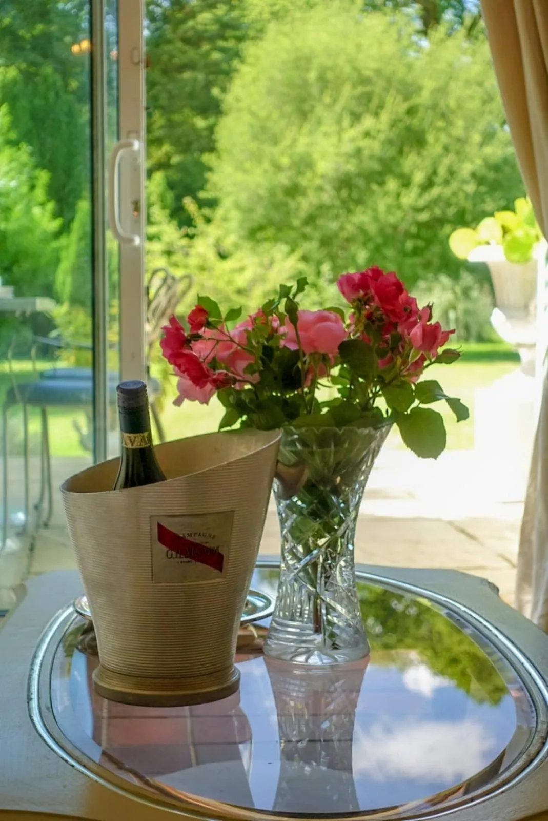 Garden view in Cedar House Boutique B&B