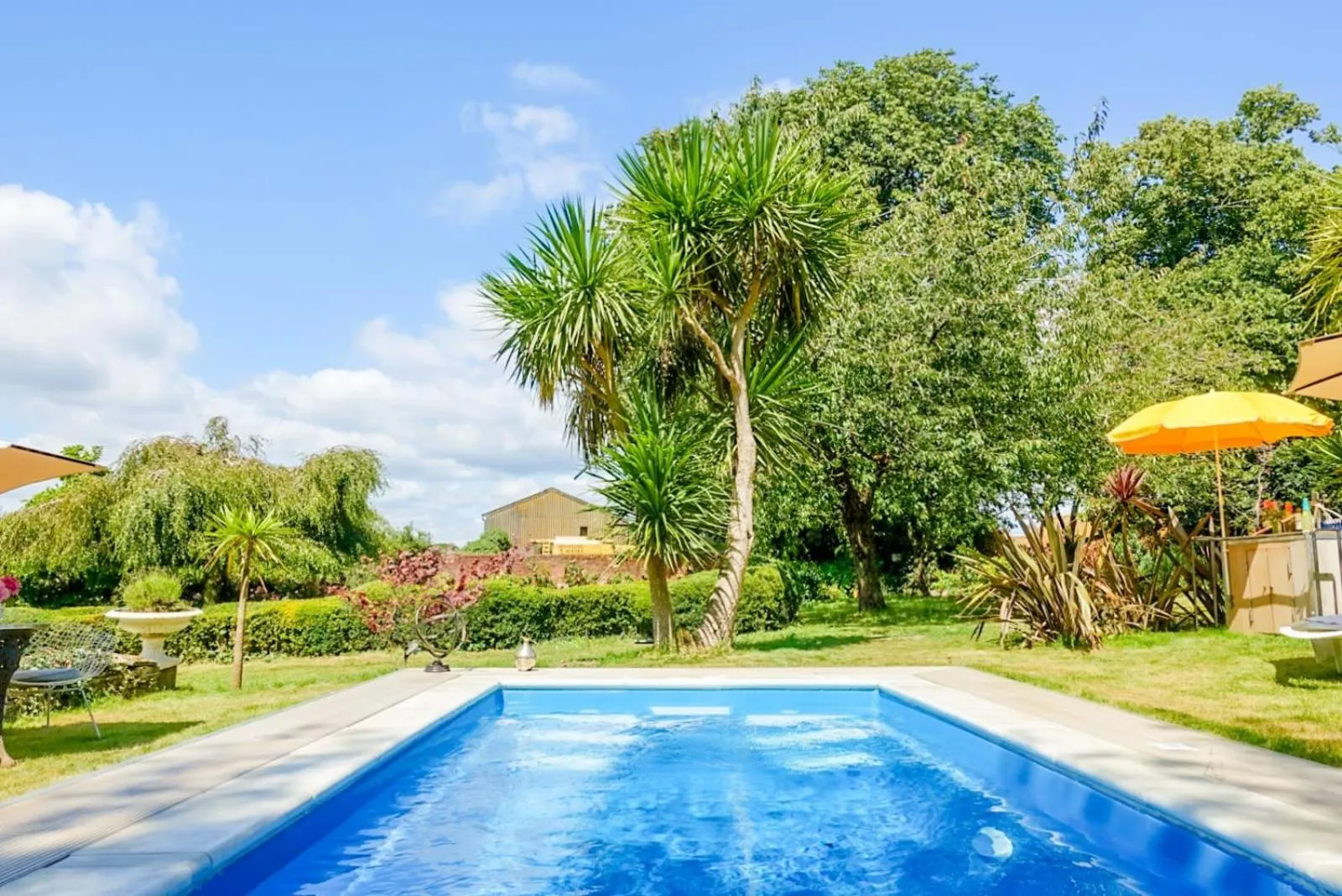 Swimming pool in Cedar House Boutique B&B