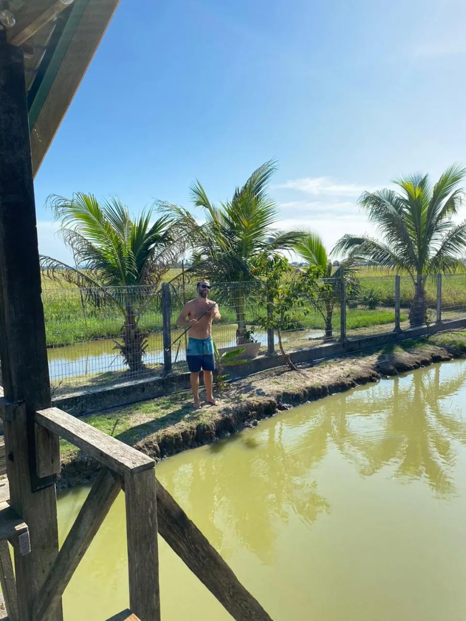 Fishing in Dangau Sala D'Kontena