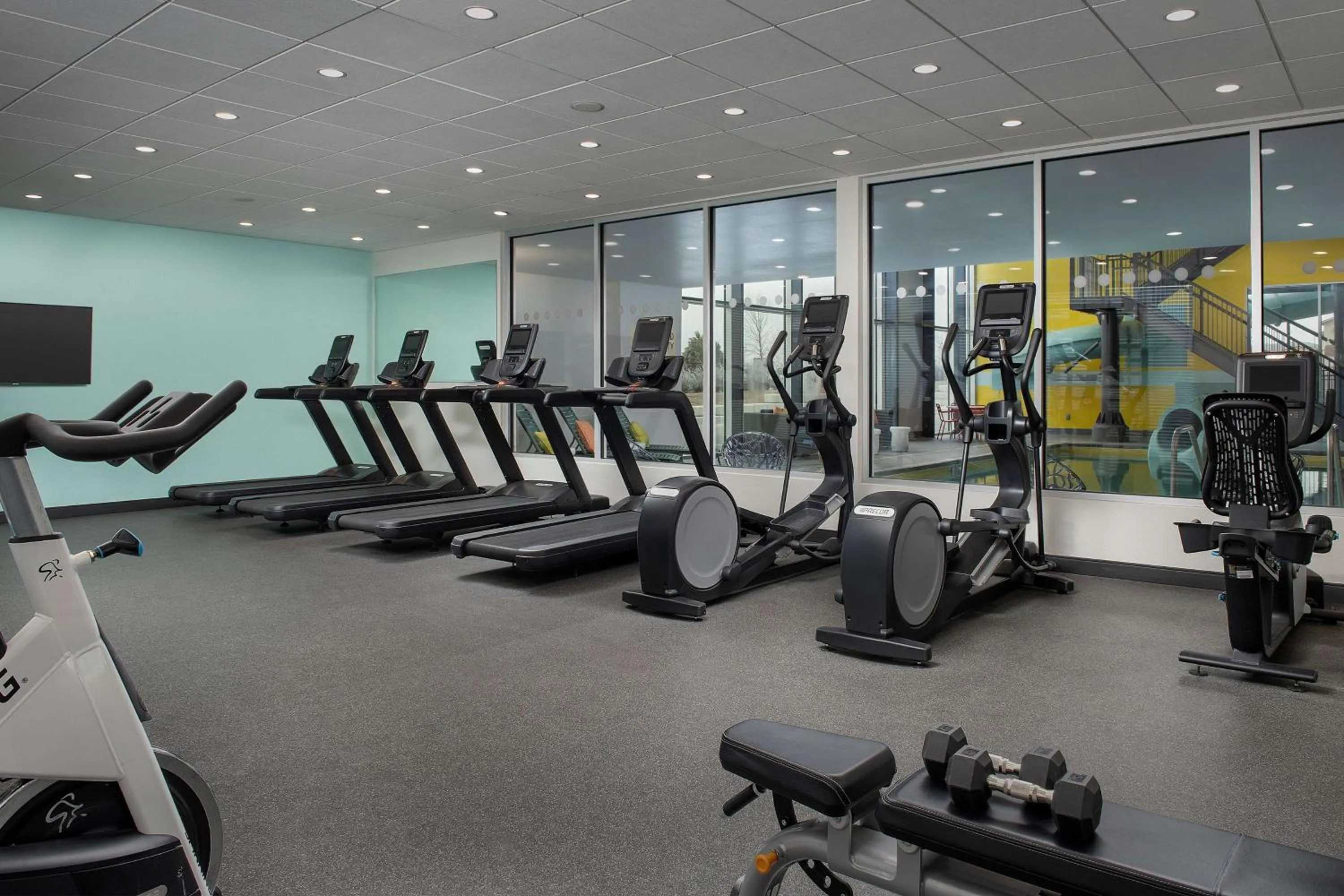 Fitness centre/facilities in Hampton Inn & Suites Rapid City Rushmore, SD