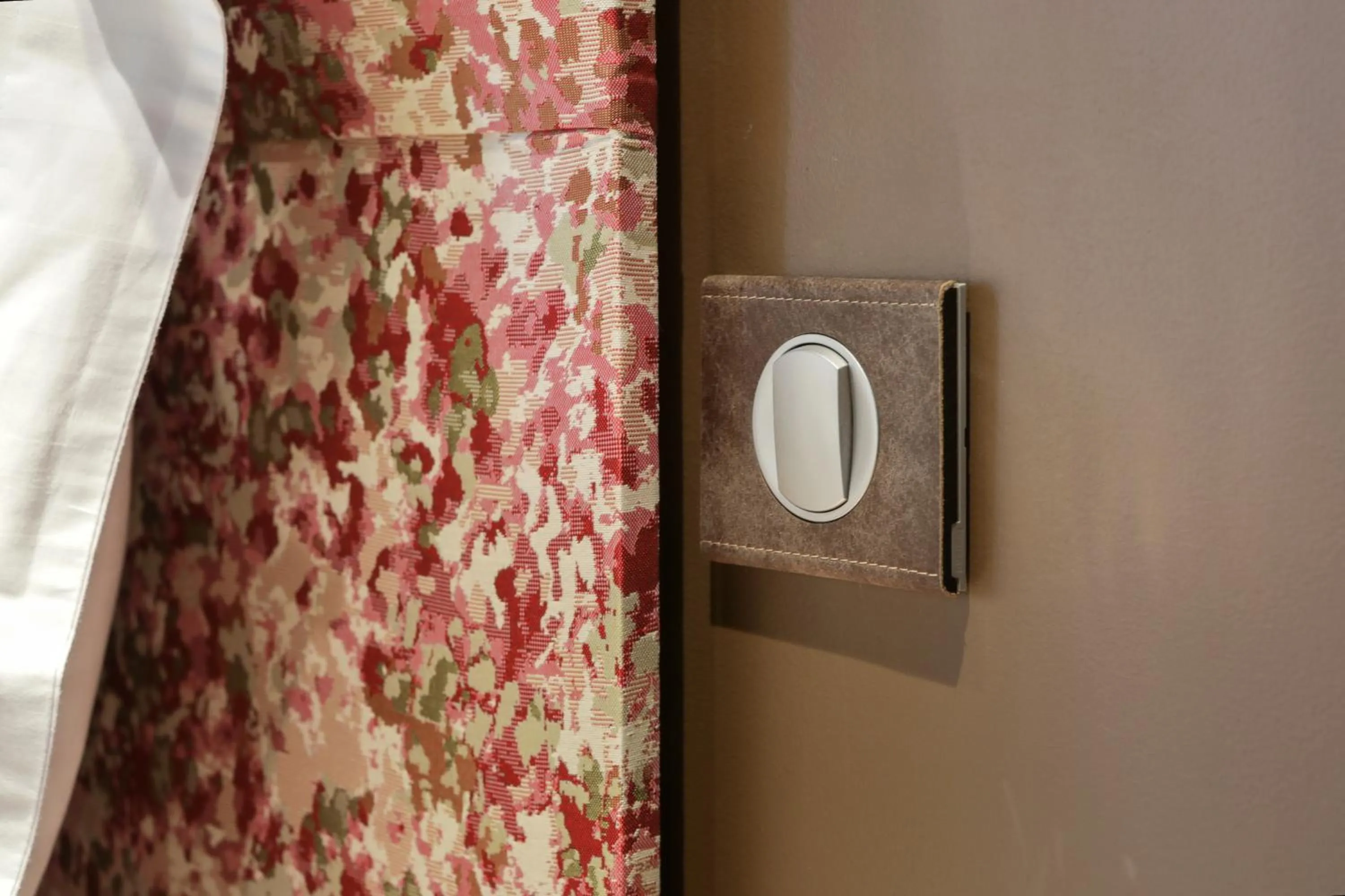 Decorative detail, Bed in BRIT HOTEL PRIVILEGE LISIEUX - La Villa des Arts