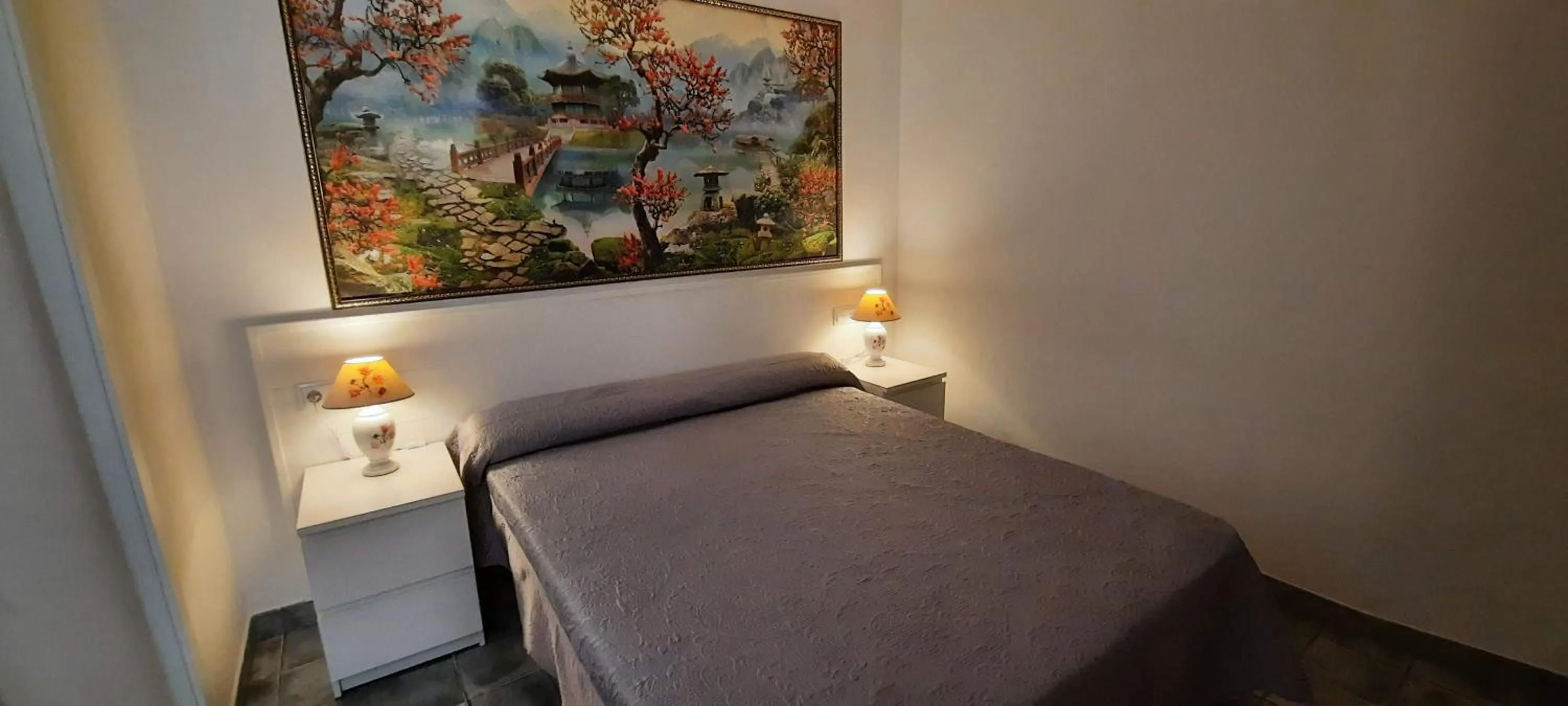 Bed in Hotel Maravillas del Mundo