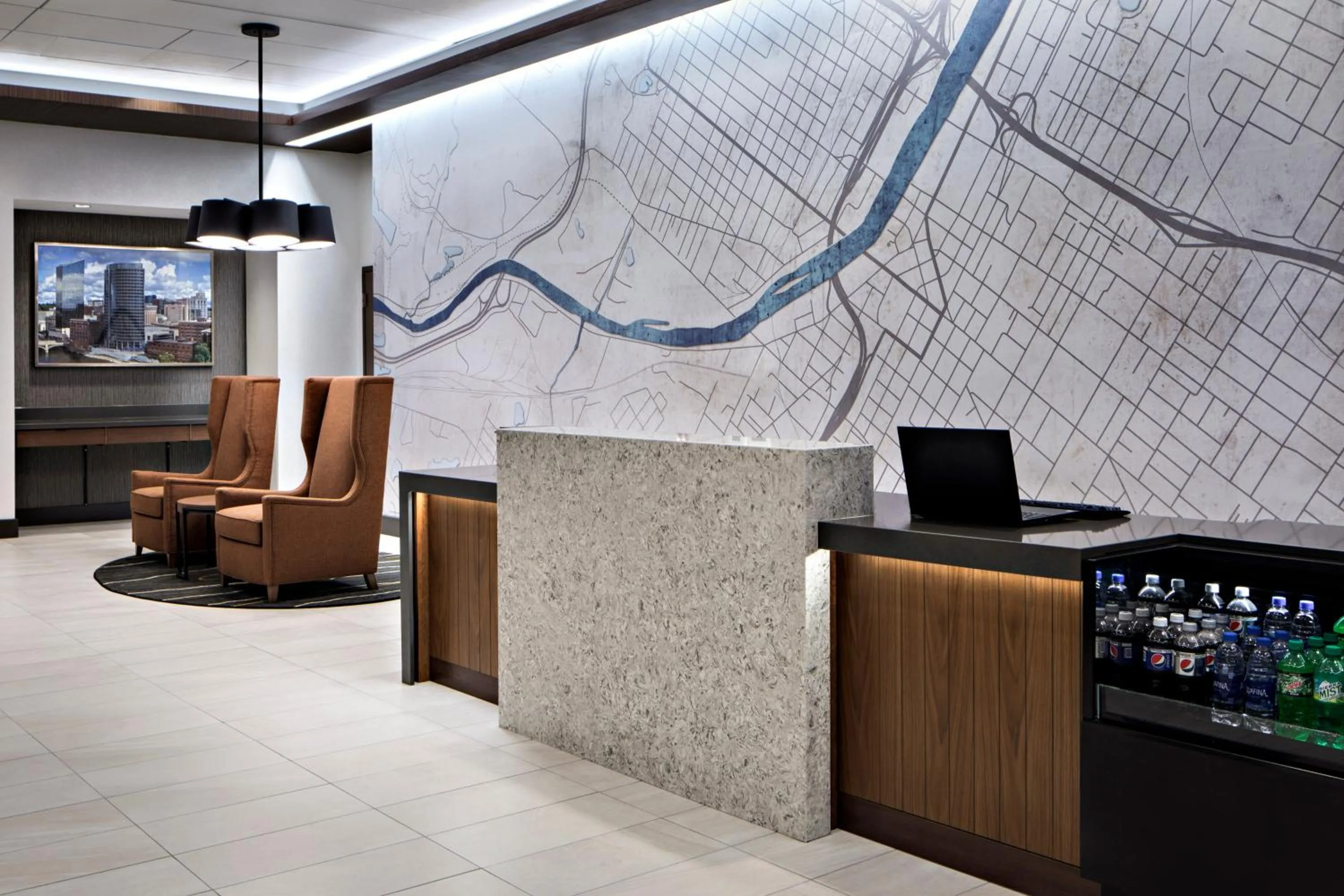 Lobby or reception in Hyatt Place Grand Rapids Downtown