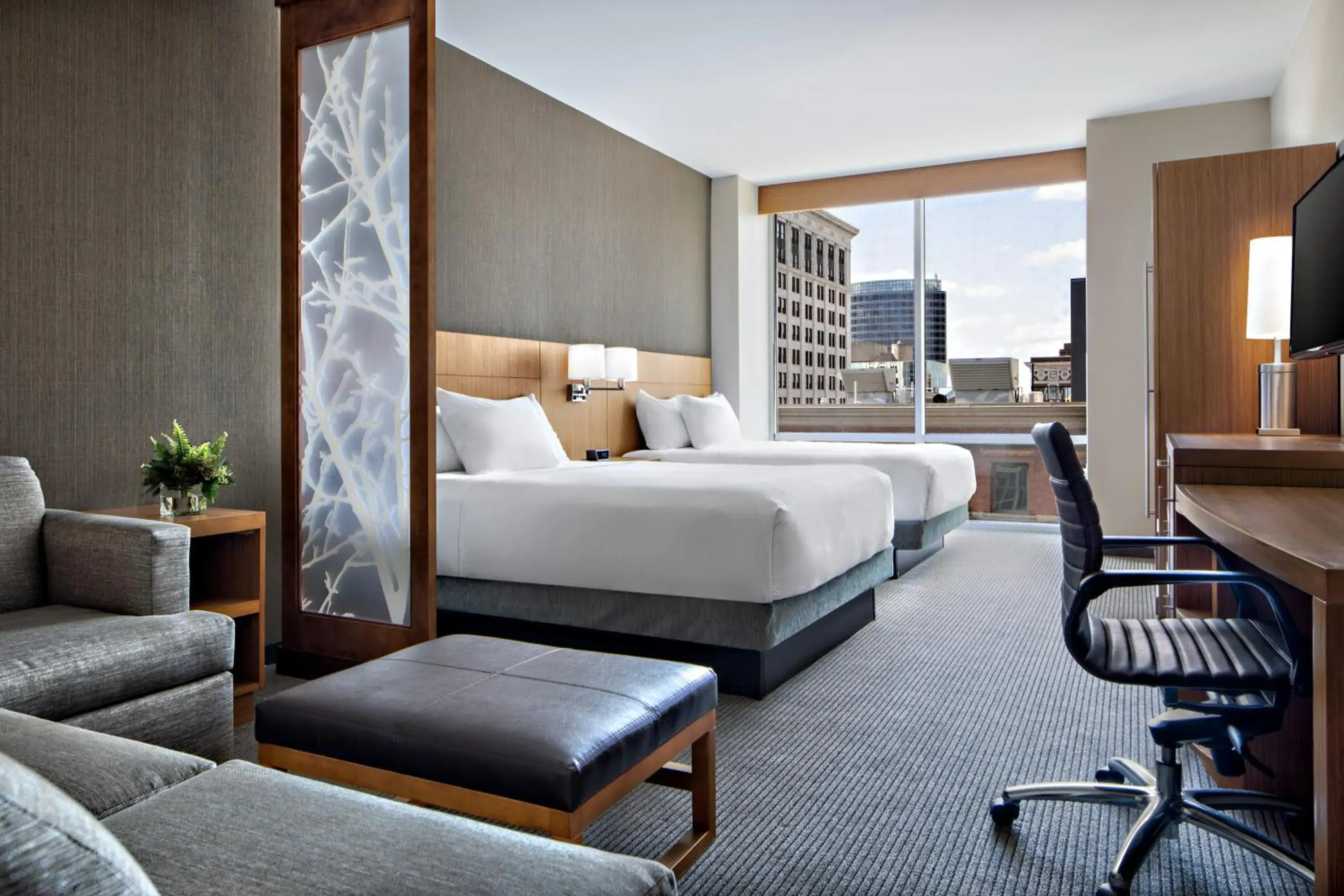 Photo of the whole room, Bed in Hyatt Place Grand Rapids Downtown Photo of the whole room, Bed in Hyatt Place Grand Rapids Downtown