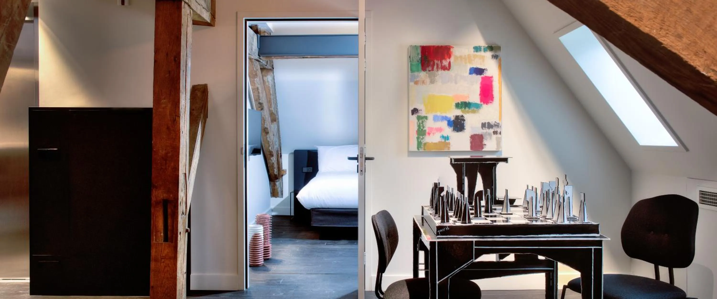 Bed in Kazerne Hotel - Member of Design Hotels