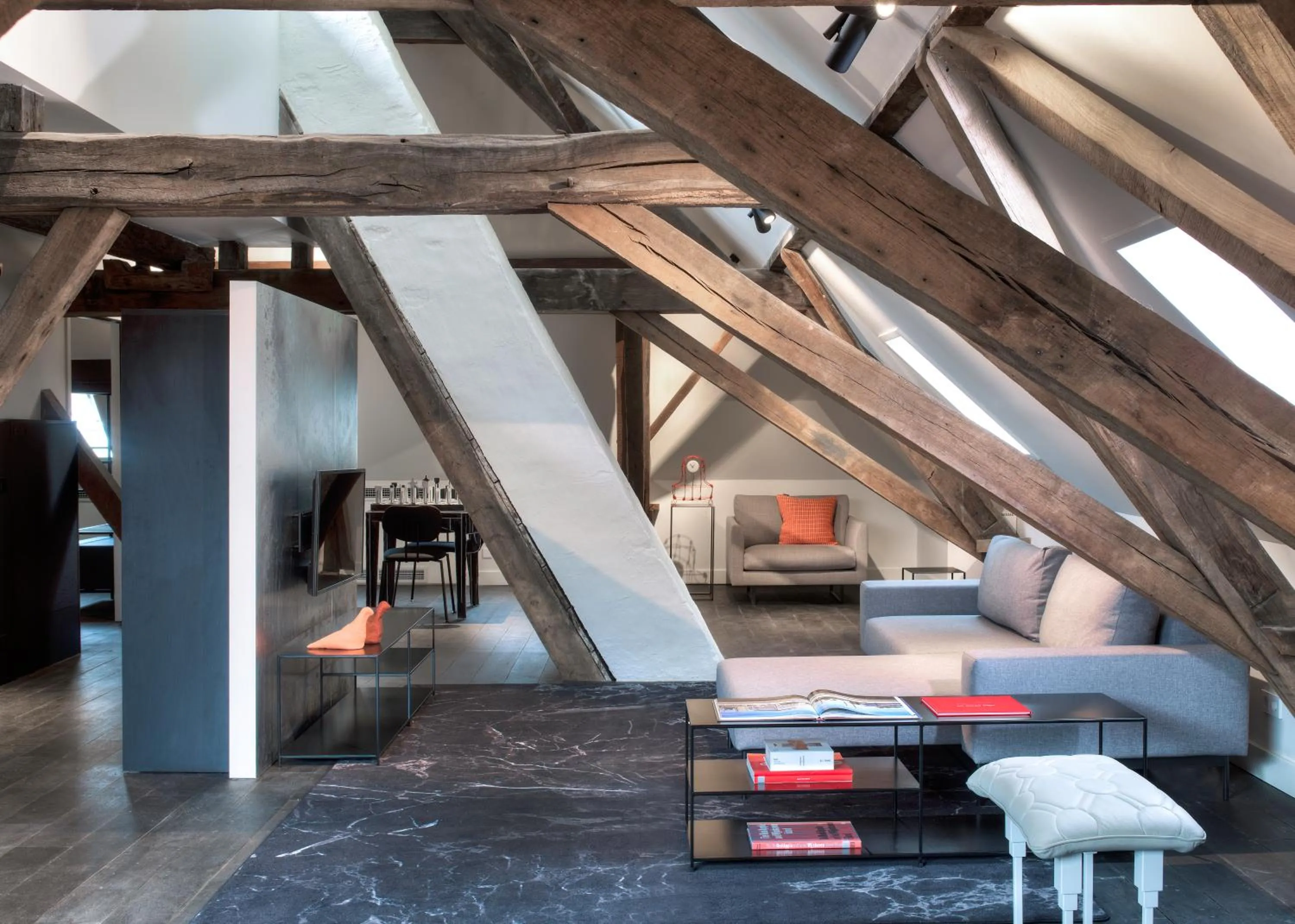 Living room in Kazerne Hotel - Member of Design Hotels