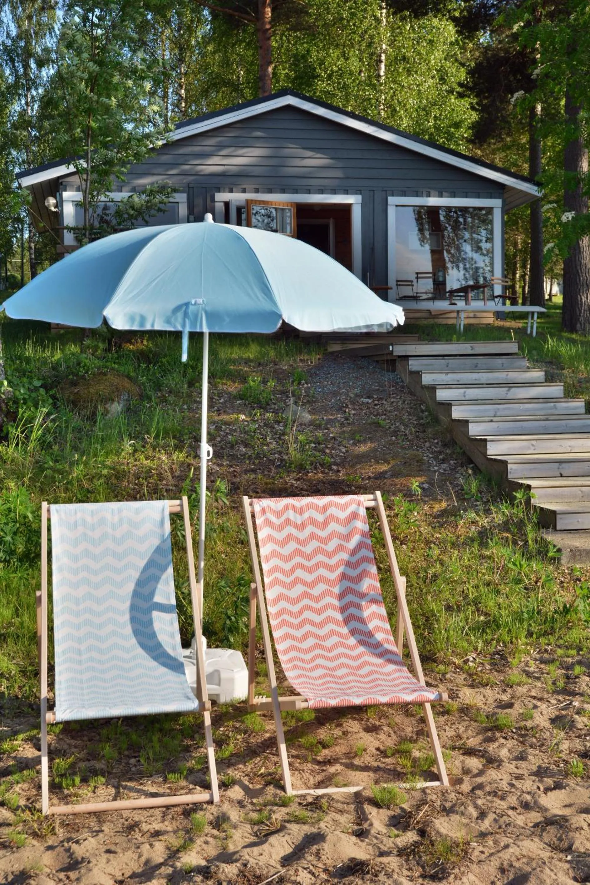 Property building in Revontuli Resort Glass Igloos