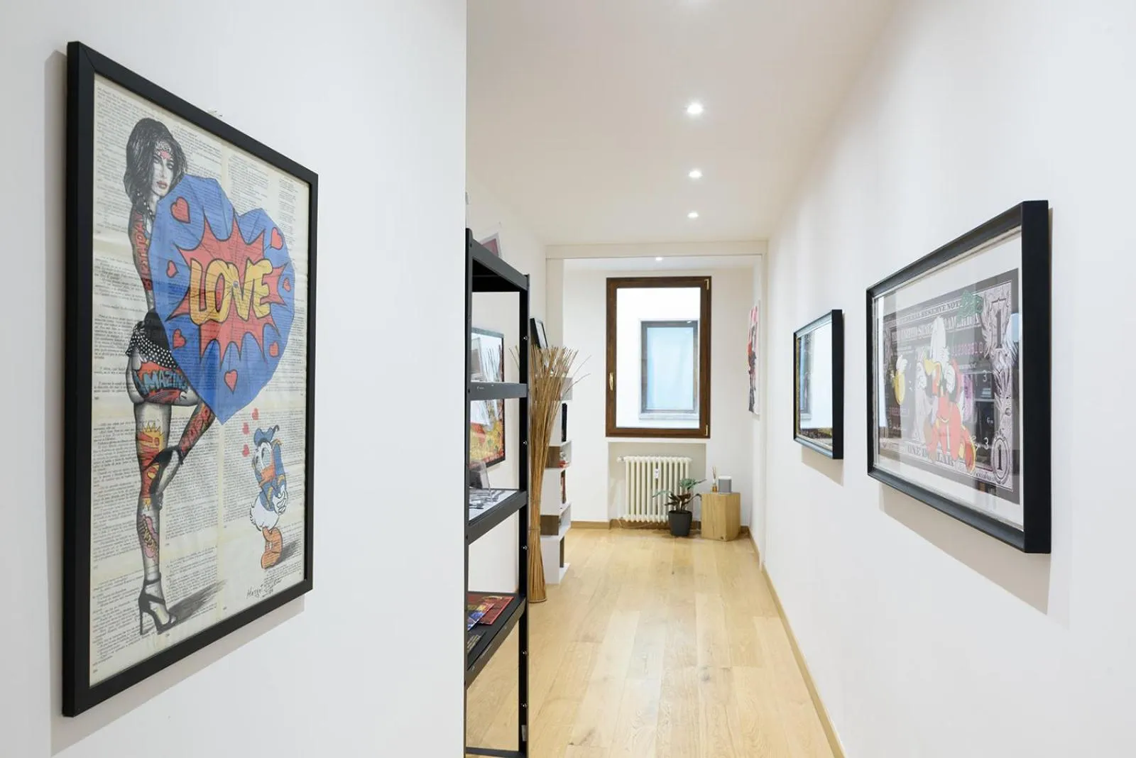 Lobby or reception in B&B La Marmora 39