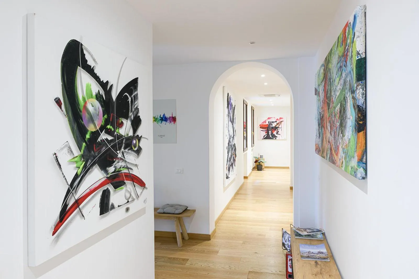 Lobby or reception in B&B La Marmora 39